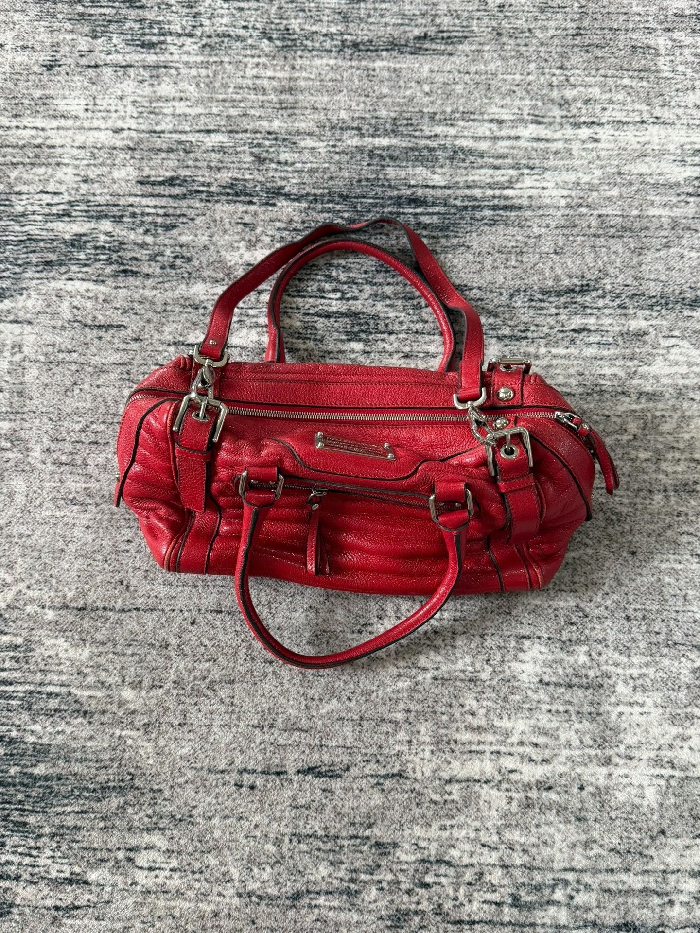 Dolce & Gabbana Dolce & Gabbana Vintage Lambskin Multi-Zipper Crossbody Handbag Size ONE SIZE - 1 Thumbnail