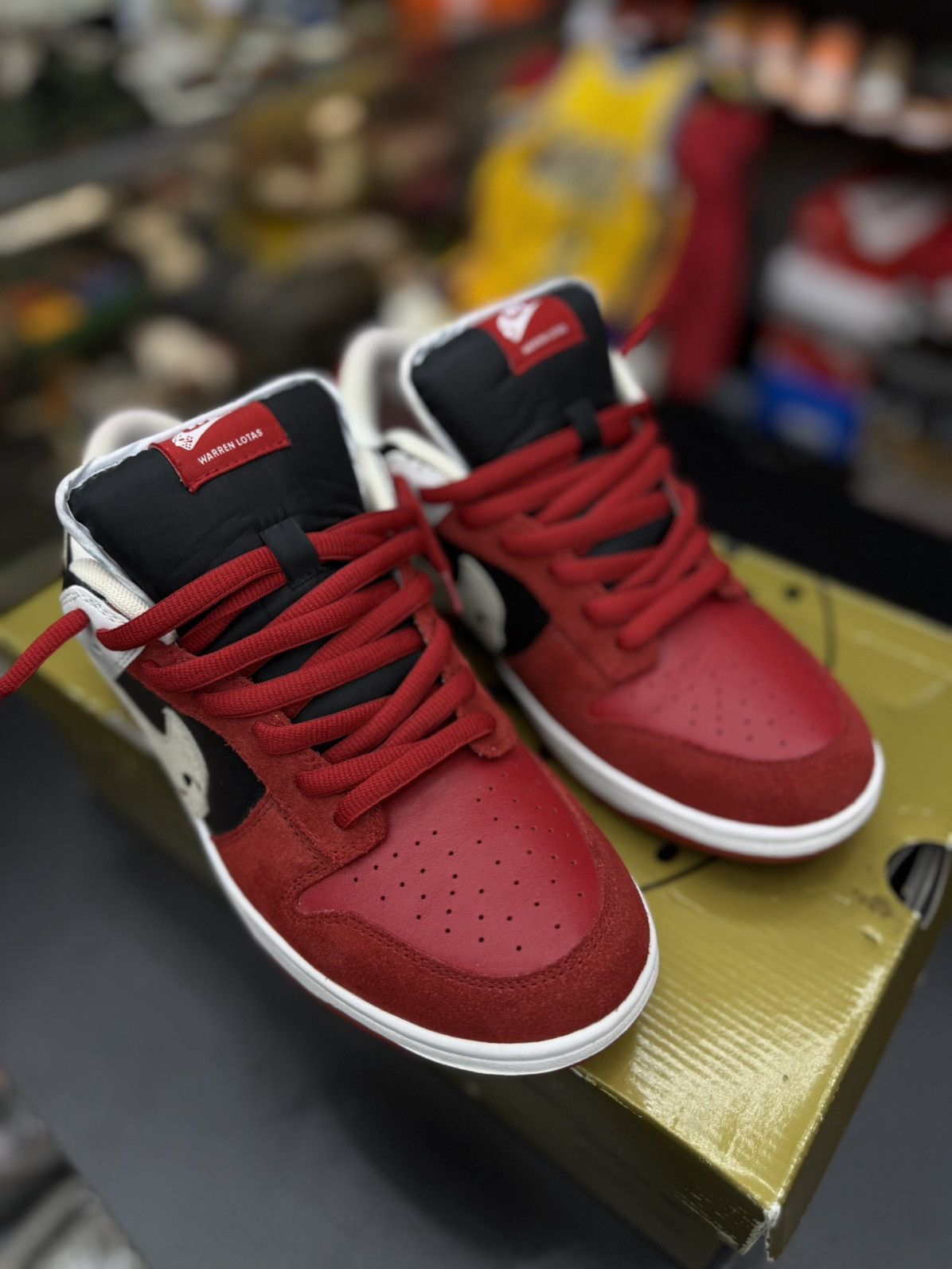 Warren Lotas Warren Lotas Red JASON Dunk Lawsuit Pair 8 Men’s Rare Size US 8 / EU 41 - 16 Thumbnail