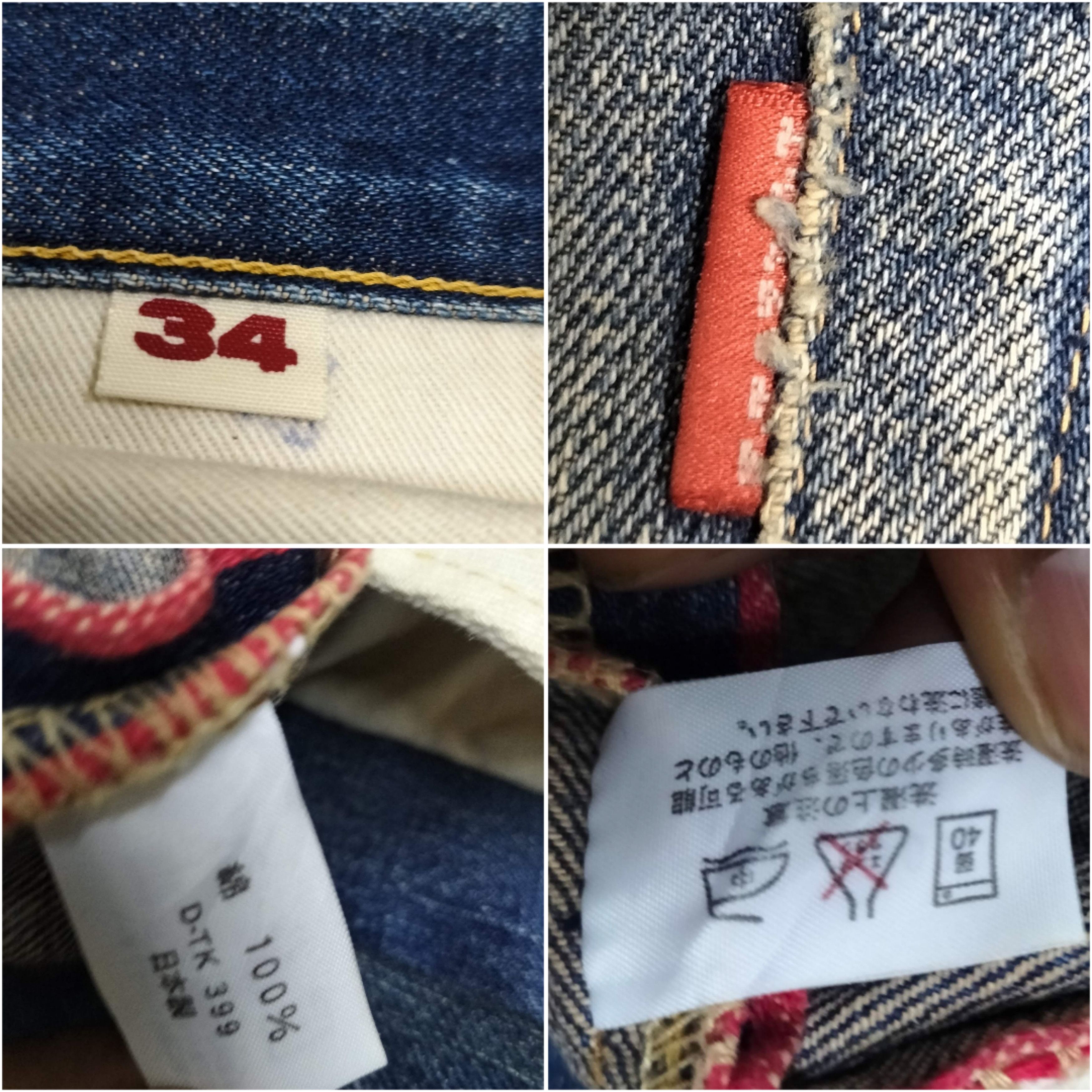 Blue Blue Japan Vintage blue blue japan selvedge jeans Size US 32 / EU 48 - 9 Thumbnail