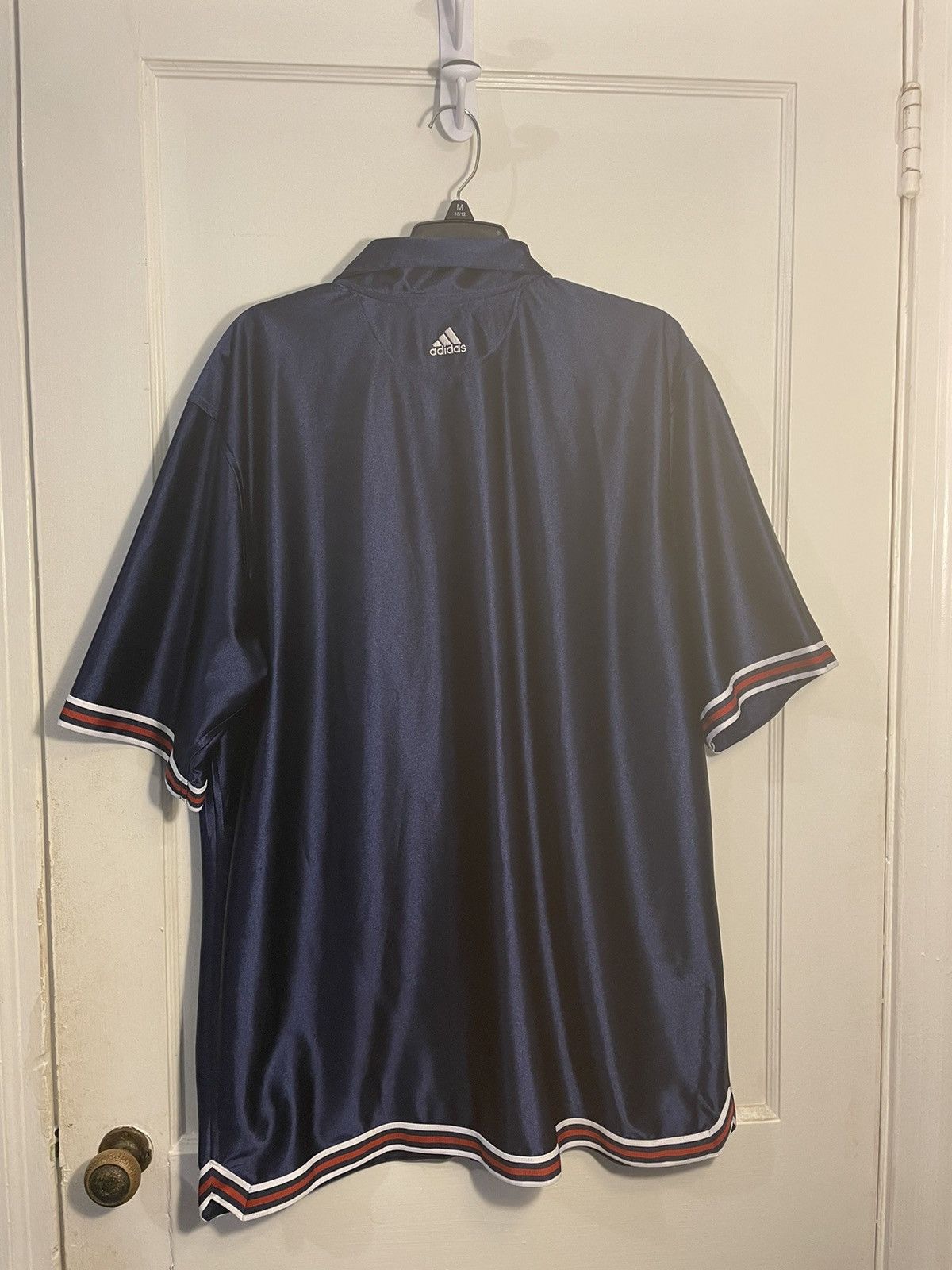 Adidas × Vintage Men’s Large Navy blue and Red Vintage Sill Adidas Jersey Size US L / EU 52-54 / 3 - 2 Thumbnail