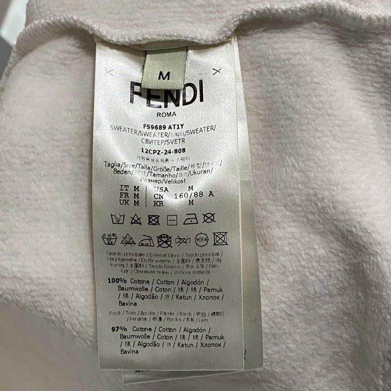 Fendi Fendi Logo Embroidery ZipUp Jacket Size M / US 6-8 / IT 42-44 - 6 Thumbnail