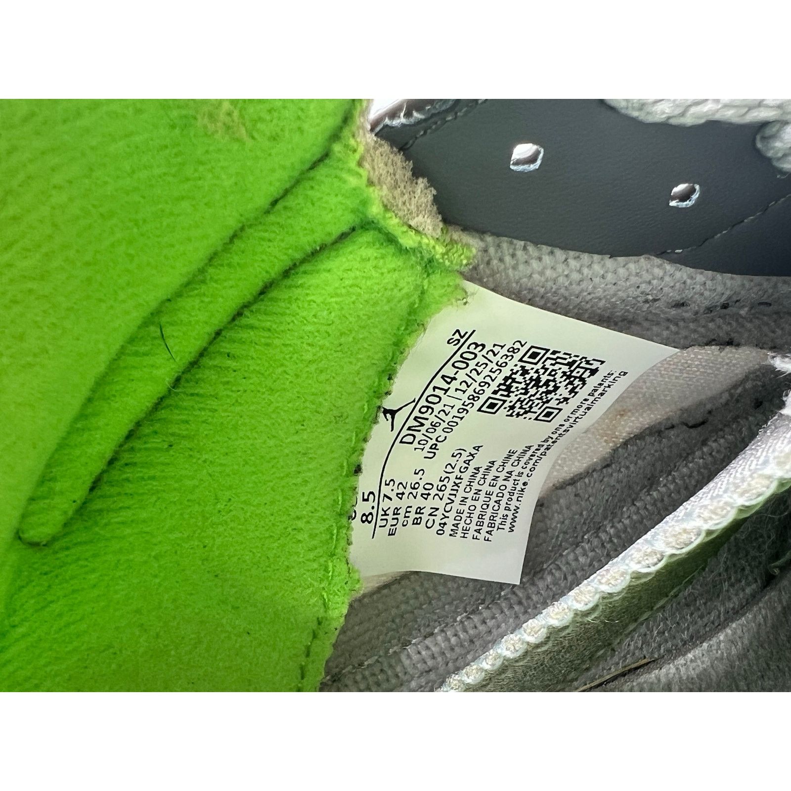 Jordan Brand Air Jordan 5 Retro “Green Bean” 2022 size 8.5 men’s used Size US 8.5 / EU 41-42 - 6 Thumbnail