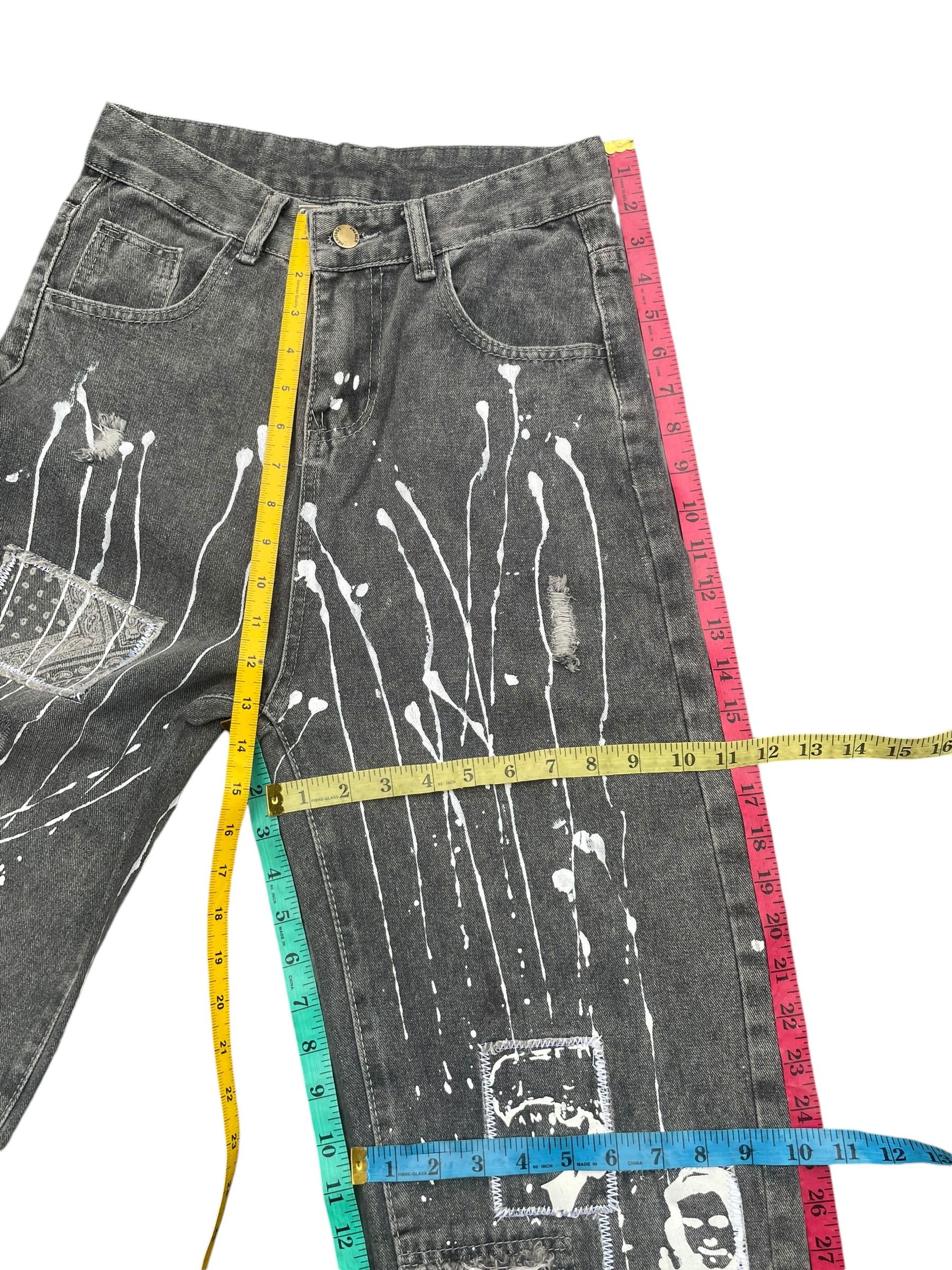 Japanese Brand Heritage Flayer Custom Distresed Denim Size US 28 / EU 44 - 12 Thumbnail