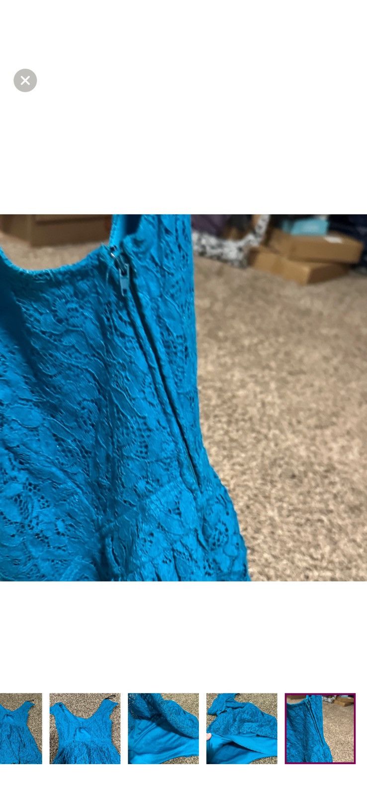 Other Blue cute lace dress Size M / US 6-8 / IT 42-44 - 7 Thumbnail