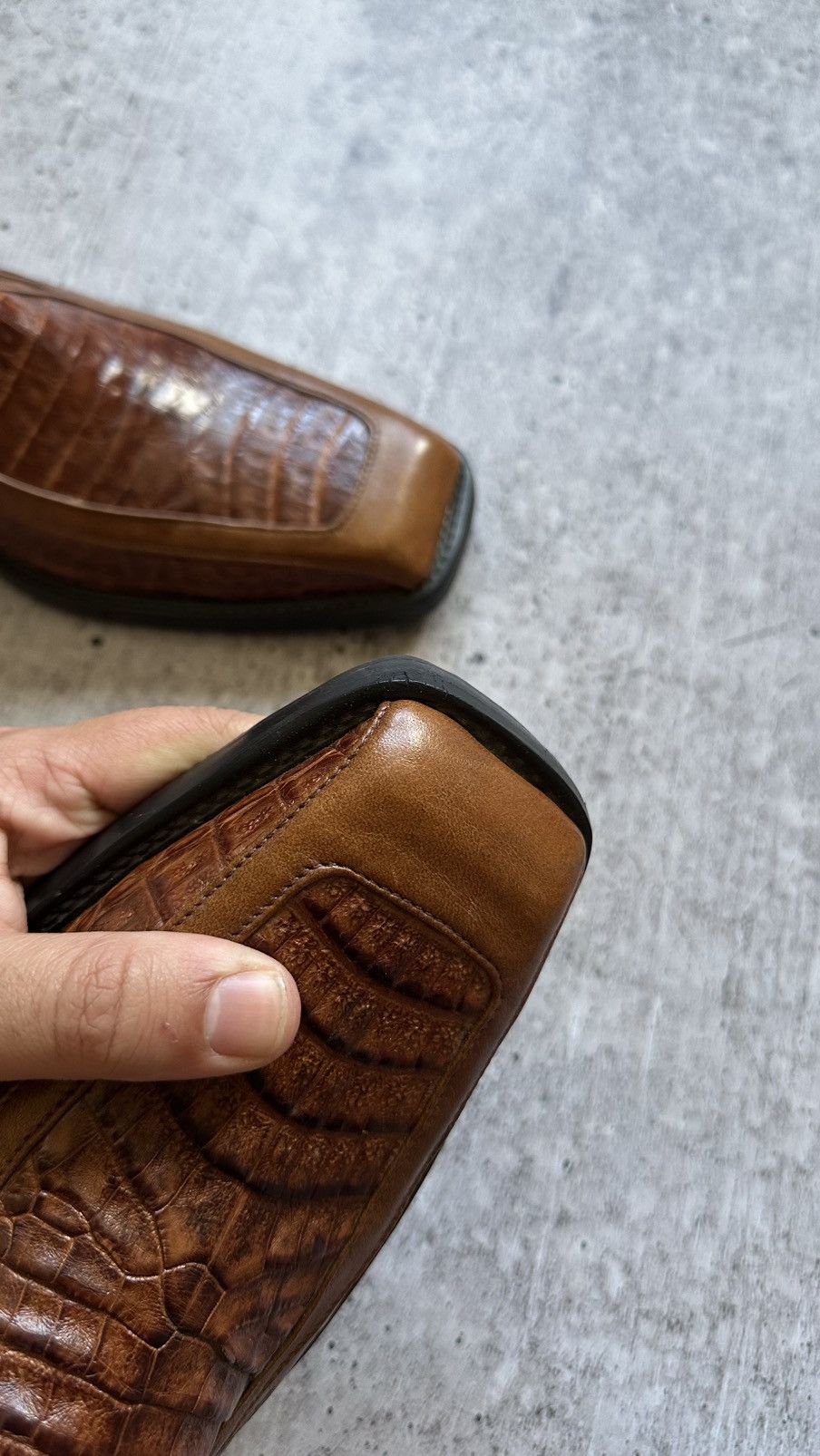 J.M. Weston J.M. Weston Very Rare Vintage Alligator Leather Formal Shoes Size US 8 / EU 41 - 16 Thumbnail