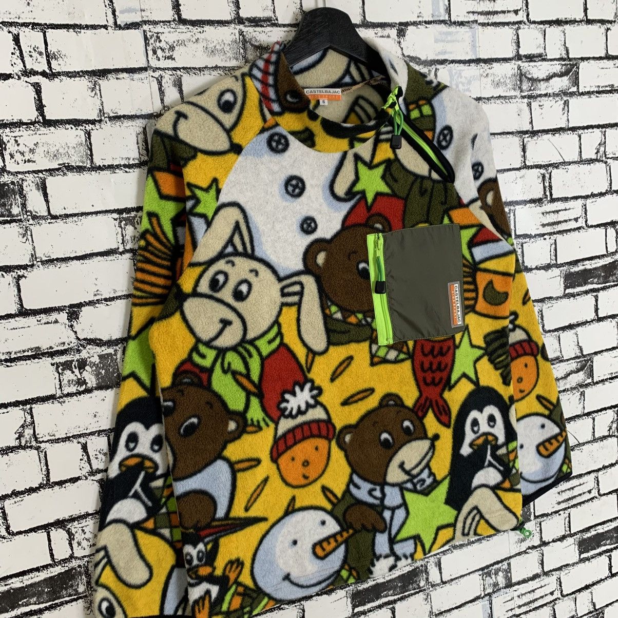 Designer × Jean Charles De Castelbajac × Vintage Vintage Castelbajac Kids Sport Fleece Jacket Small Saiz Size US XS / EU 42 / 0 - 3 Thumbnail