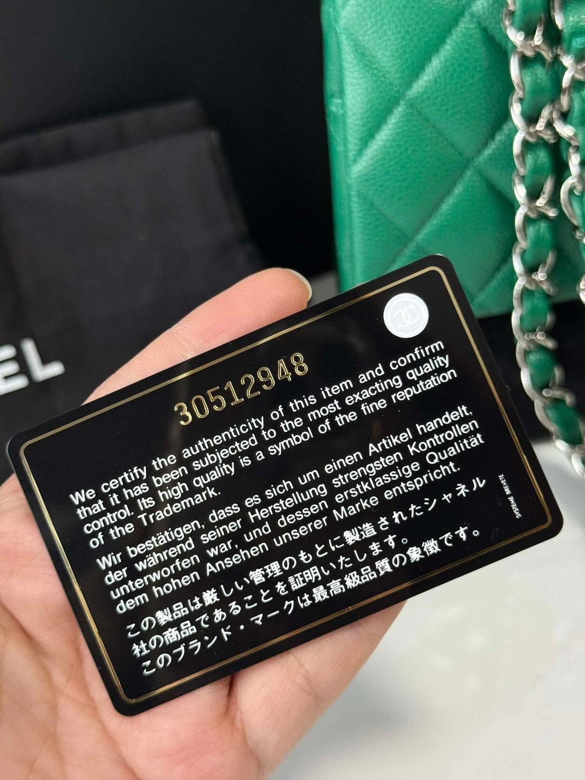 Chanel Chanel Double Flap Caviar Medium Size ONE SIZE - 25 Thumbnail