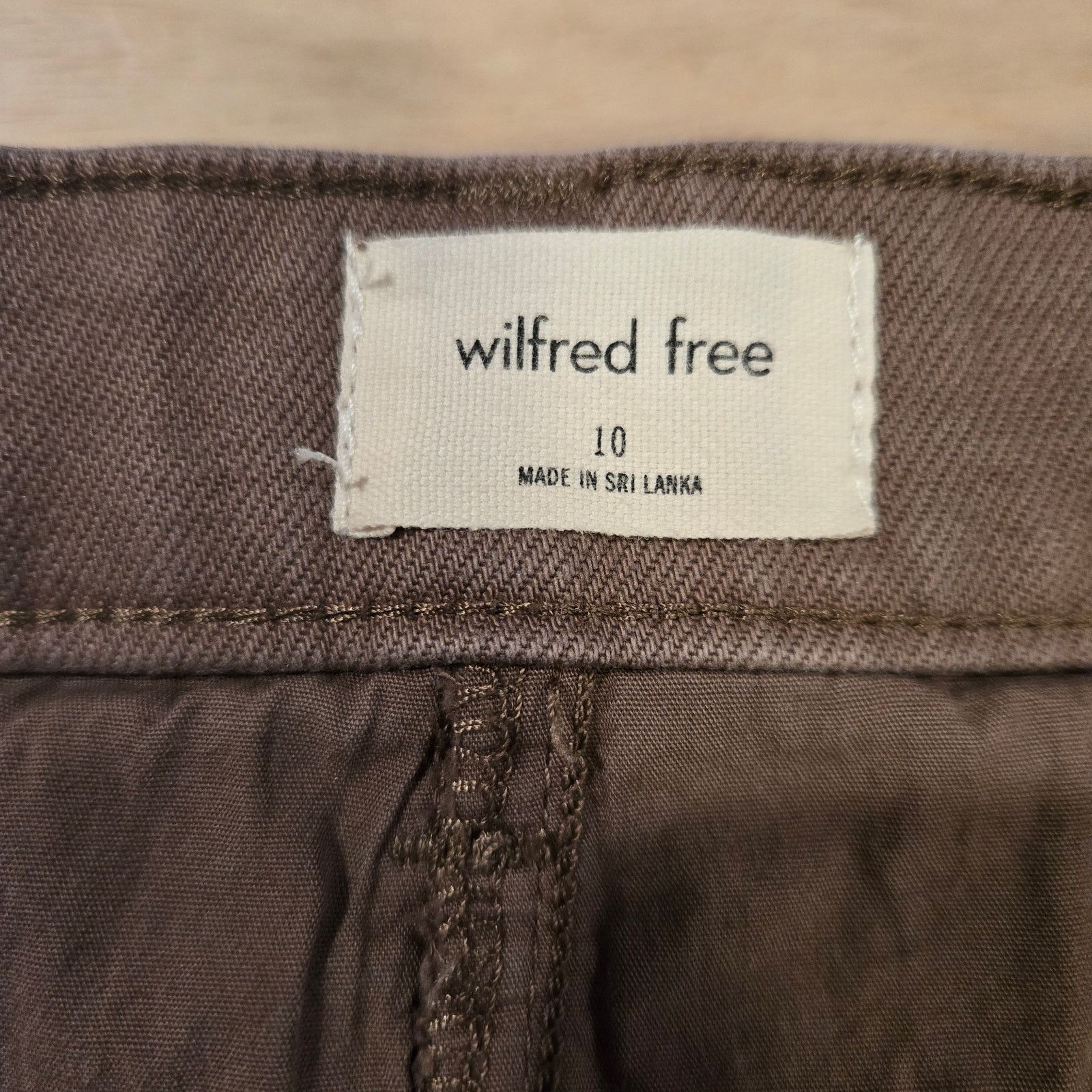 Aritzia Aritzia Wilfred Free Archer Pant 10 High Waisted Workwear Size 32" / US 10 / IT 46 - 3 Thumbnail