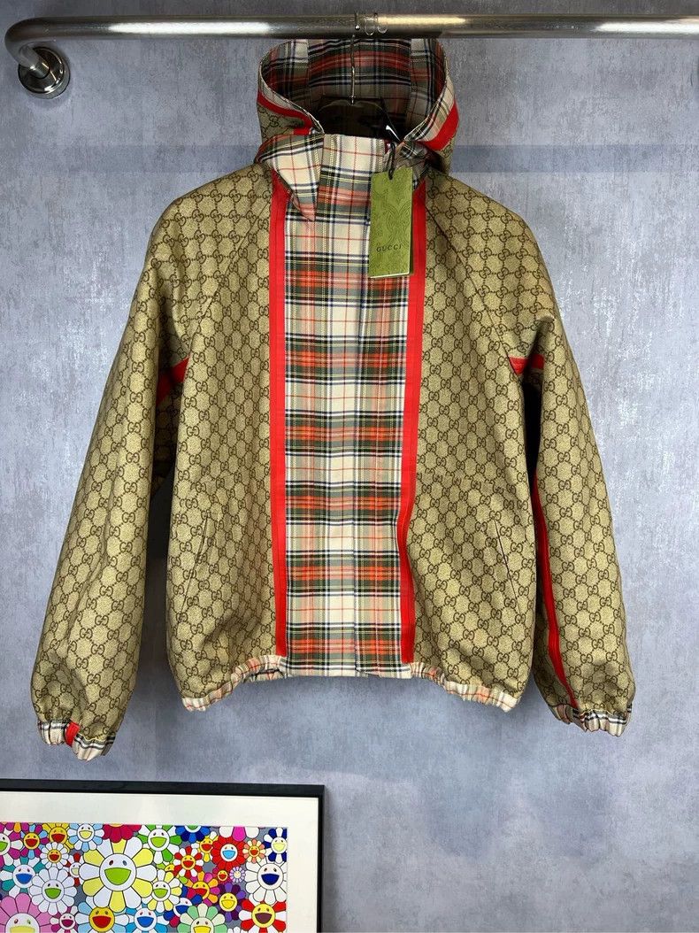 Gucci Gucci Old flower double-sided windbreaker jacket coat 2503- Size US S / EU 44-46 / 1 - 1 Thumbnail