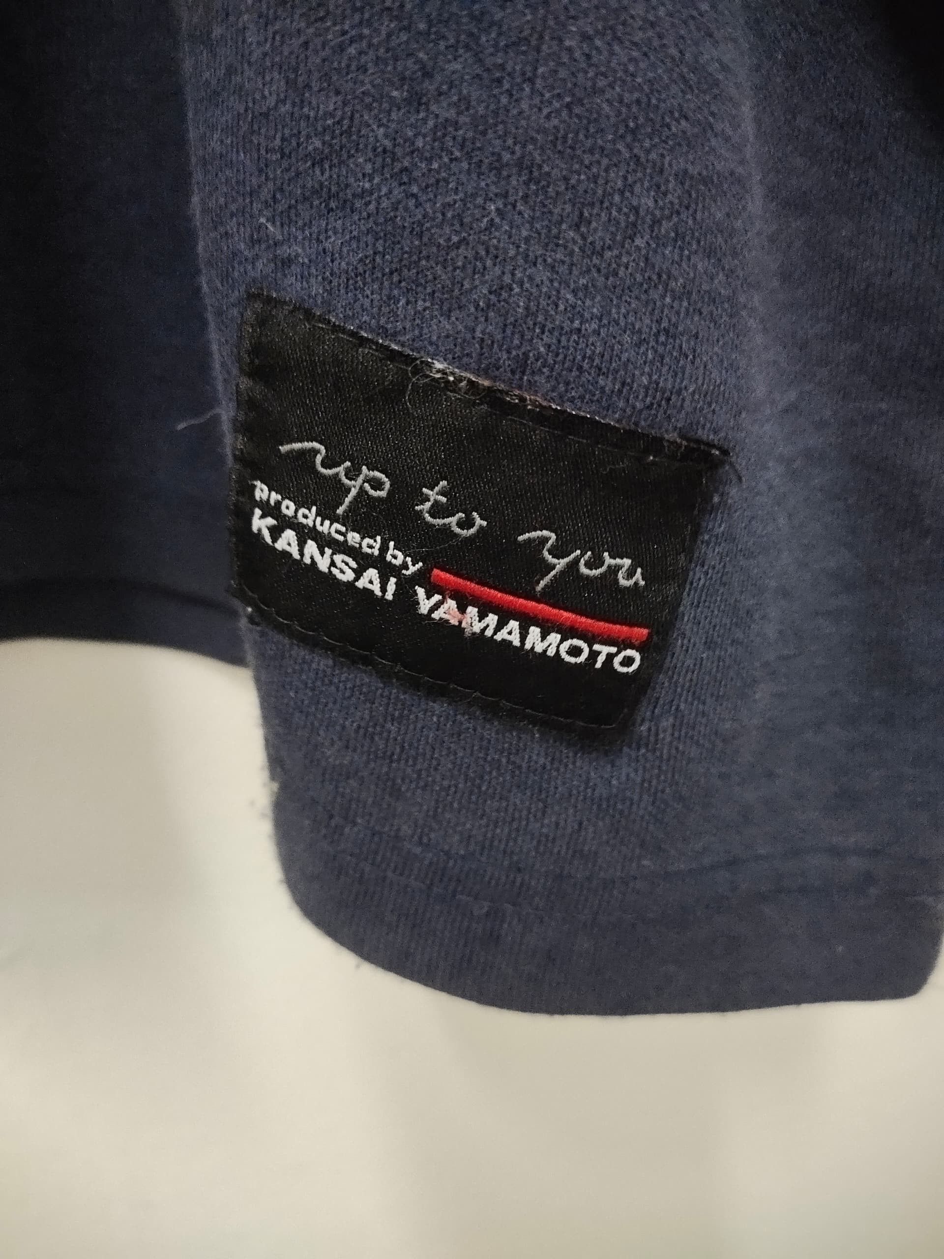 Japanese Brand Vintage Kansai Yamamoto Up to you Distressed true vintage Size US XL / EU 56 / 4 - 4 Thumbnail
