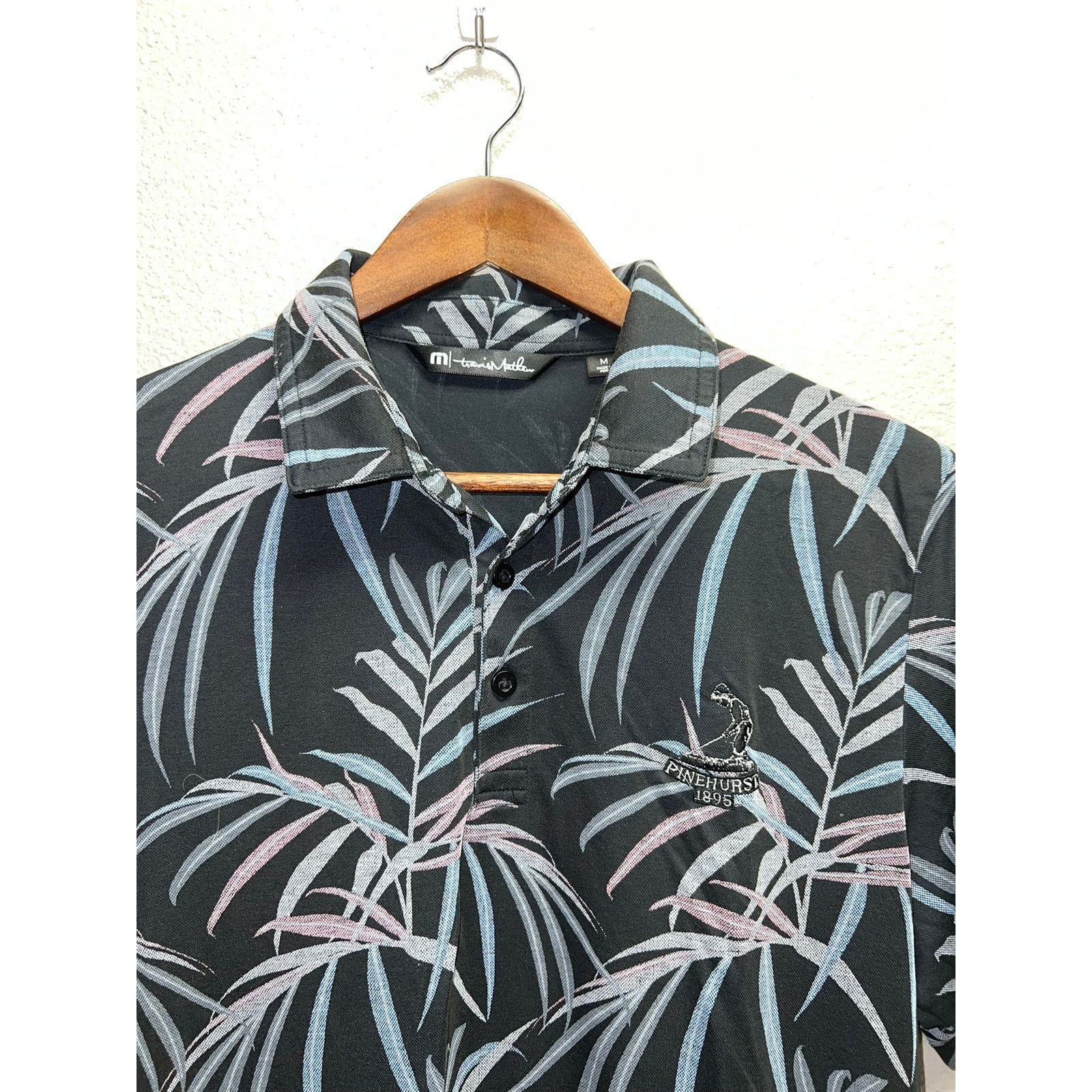 TravisMathew Travis Mathew Buzz Words Polo Shirt Golf Pinehurst Palm M Size US M / EU 48-50 / 2 - 3 Thumbnail