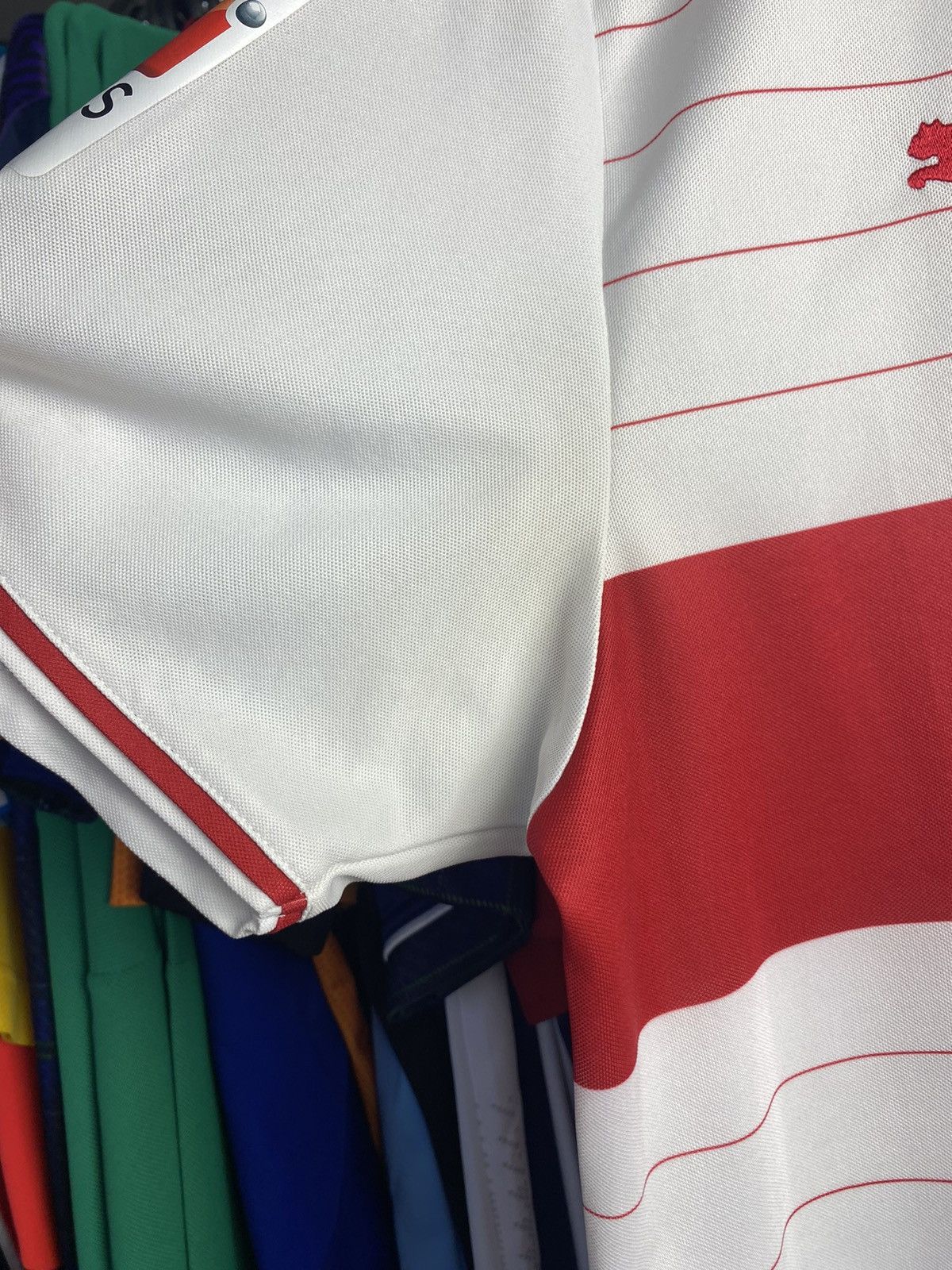 Puma 2013/14 PUMA STUTTGART HOME SOCCER FOOTBALL JERSEY SHIRT Size US L / EU 52-54 / 3 - 7 Thumbnail