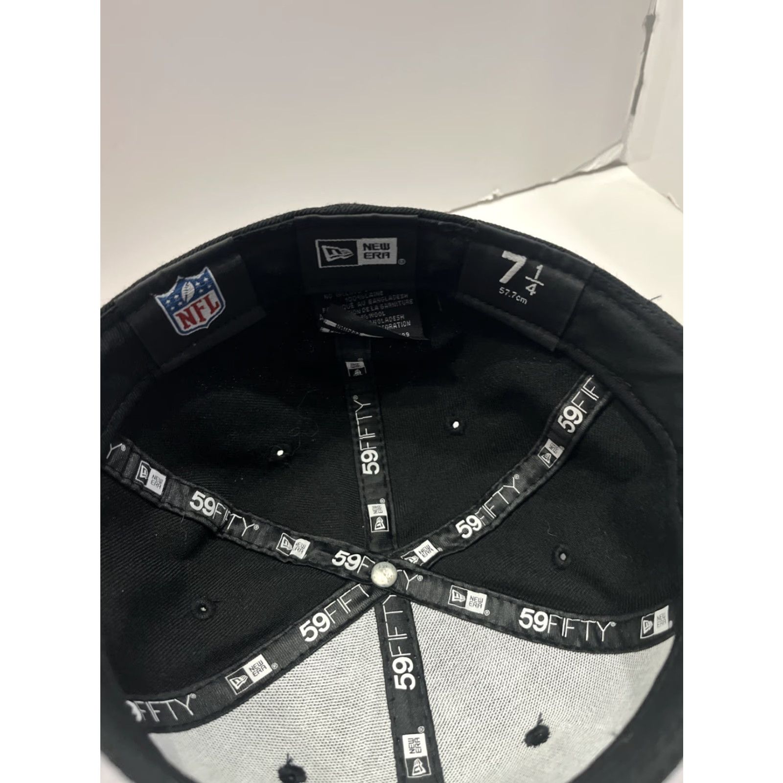 New Era Jacksonville Jaguars NFL New Era 59FIFTY Fitted 7 1/4 Baseball Cap Black Men 7 1/4 Size ONE SIZE - 6 Thumbnail