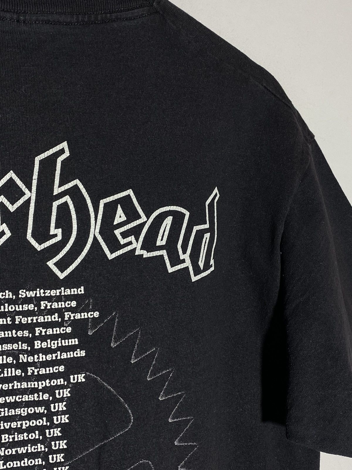 Band Tees × Vintage Vintage Motörhead Graphic Print Tour T-shirt Size US L / EU 52-54 / 3 - 5 Thumbnail