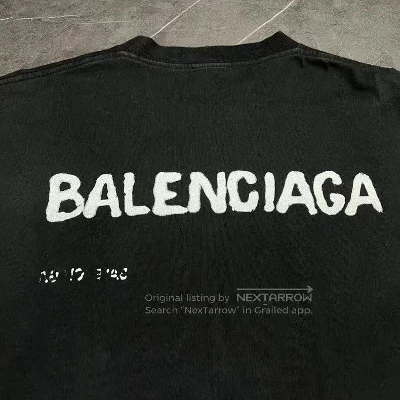 Balenciaga Balenciaga Graffiti Logo Short Sleeve. Size US M / EU 48-50 / 2 - 3 Thumbnail