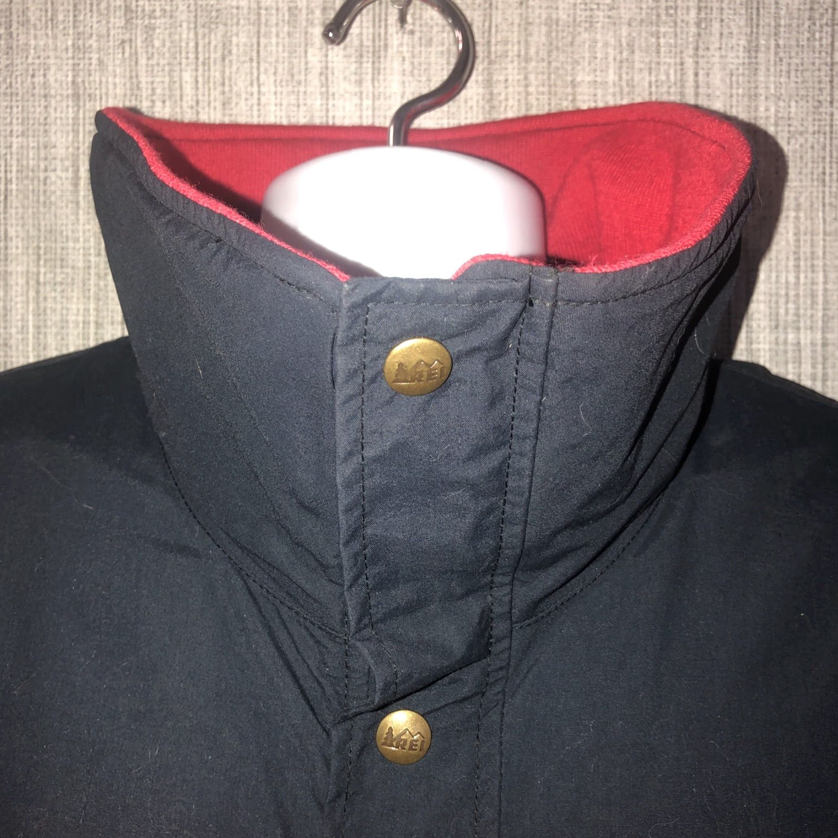 Vintage VINTAGE REI Entrant Jacket Mens Medium Red Solid Zip Jacket Mens Size US M / EU 48-50 / 2 - 2 Thumbnail