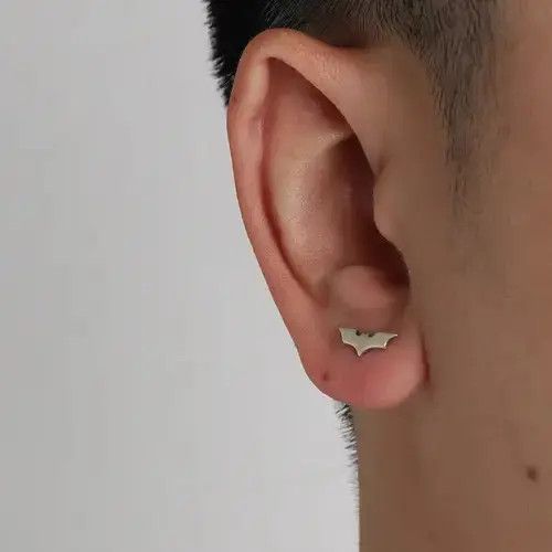 Other 💯 925 silver vintage bat earrings Size ONE SIZE - 2 Thumbnail