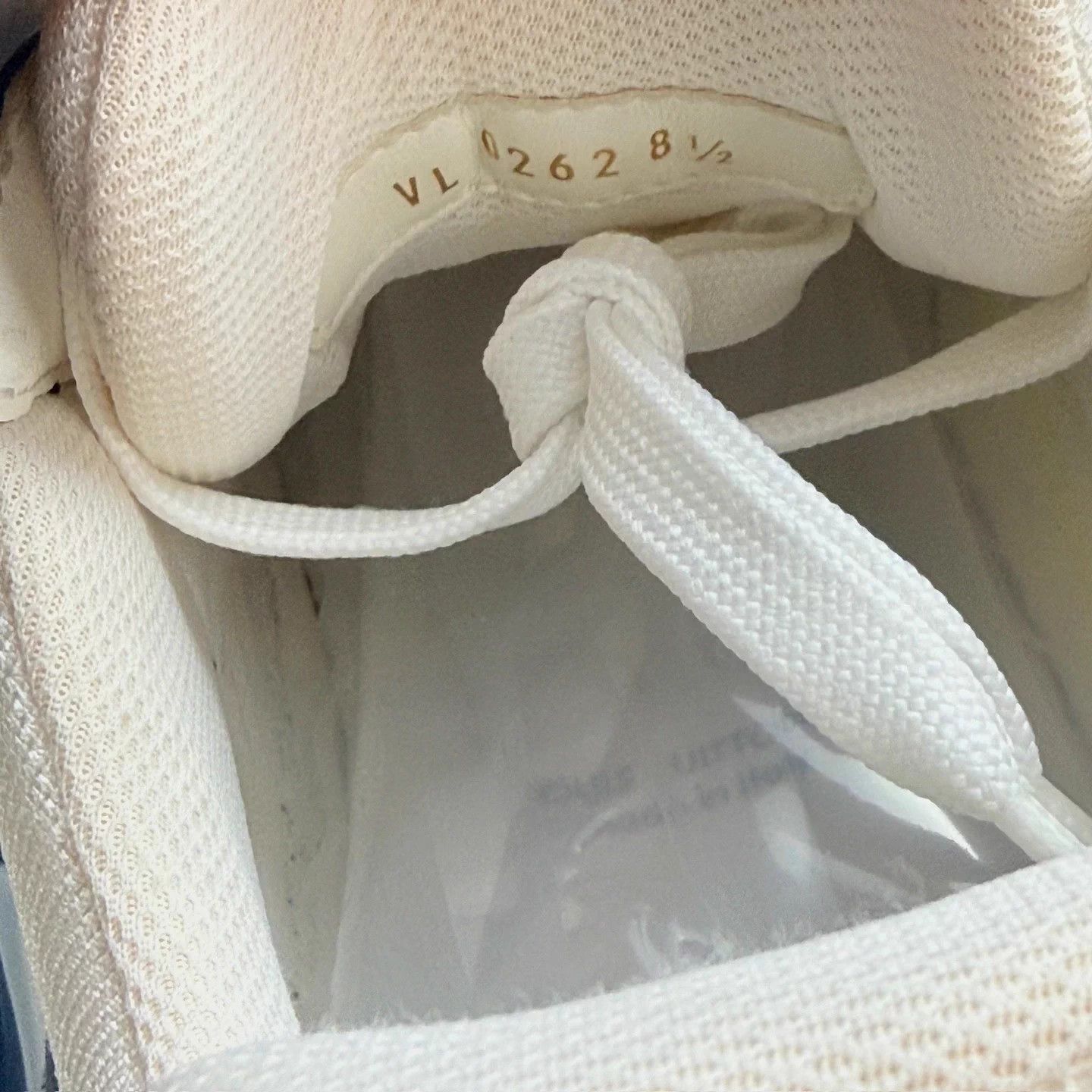 Louis Vuitton LV Trainer white blue denim 42.5 99New YLP4504 Size US 9.5 / EU 42-43 - 6 Thumbnail