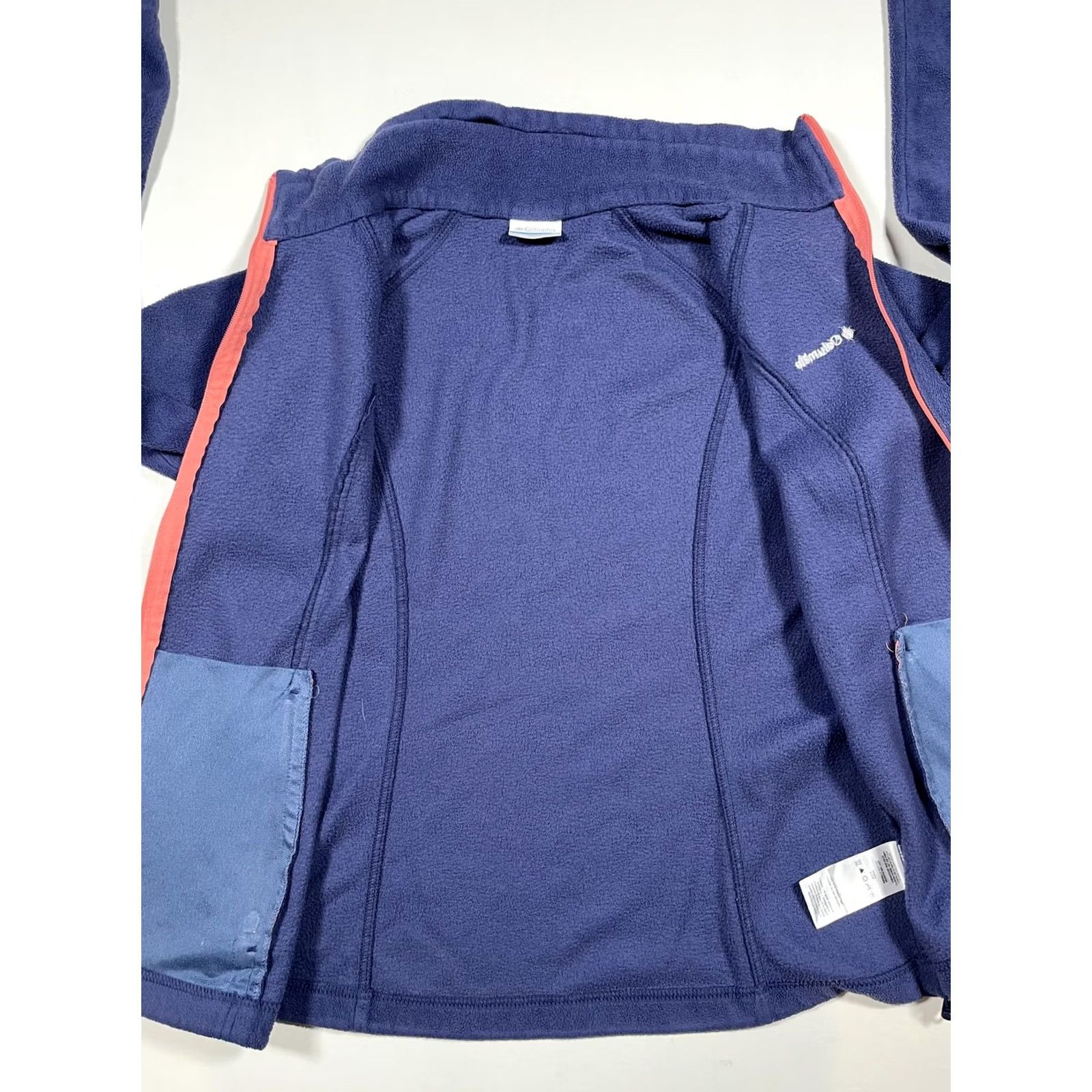 Vintage Columbia Jacket Womens Large Purple Full Zip Fleece Coral Trim Outdoor Hiking Size L / US 10 / IT 46 - 7 Thumbnail