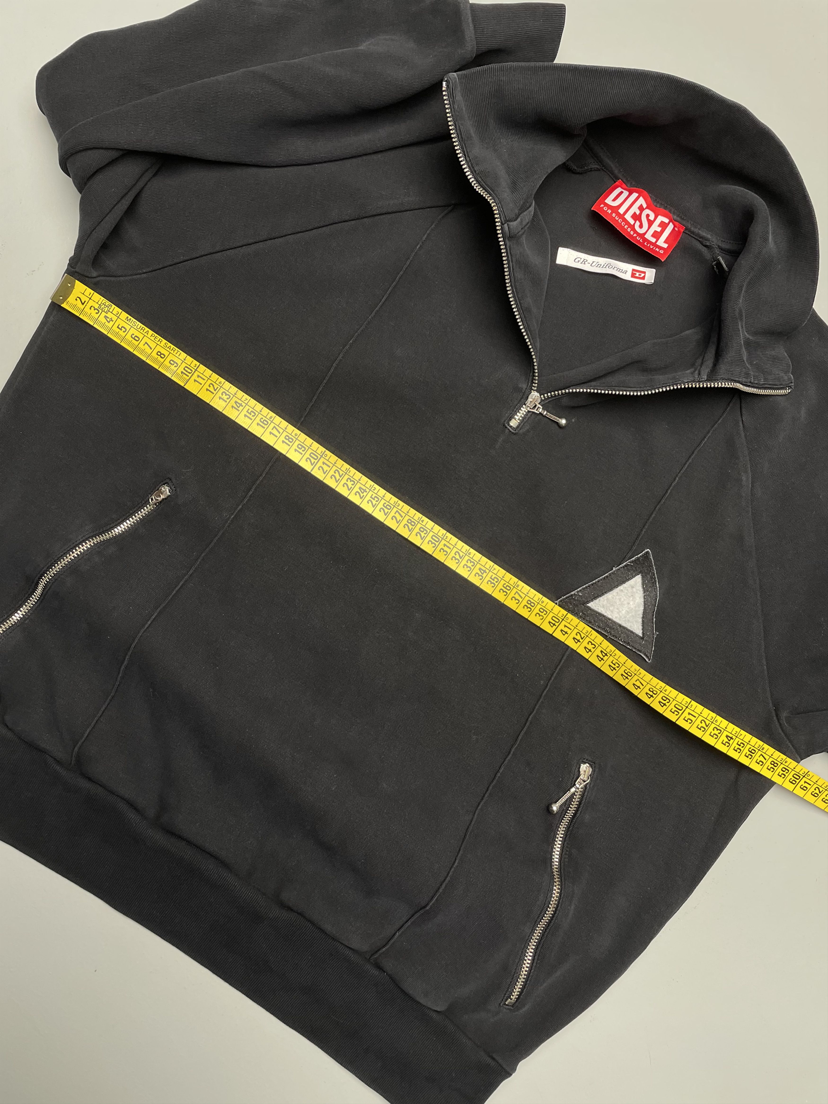 GR-Uniforma Diesel Red Tag X GR-Uniforma zip-up sweatshirt - size M Size US M / EU 48-50 / 2 - 8 Thumbnail