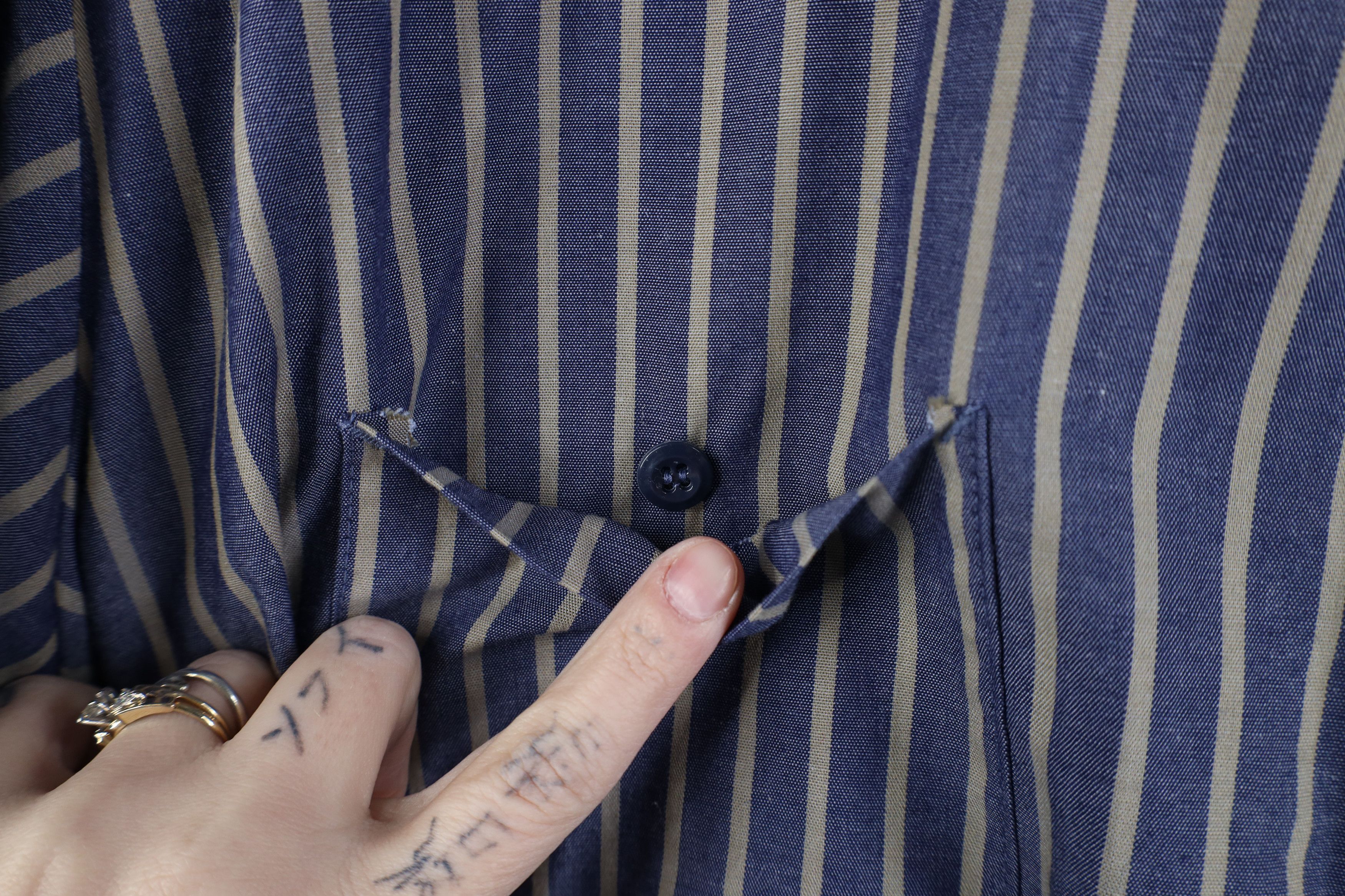 Vintage Vintage 90s Streetwear Workwear Collared Button Shirt Size US XL / EU 56 / 4 - 5 Thumbnail