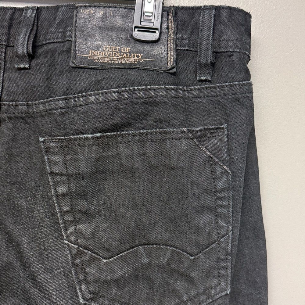 Cult Of Individuality Cult of Individuality Rebel Straight Black Jeans W36 L34 Size US 36 / EU 52 - 9 Thumbnail
