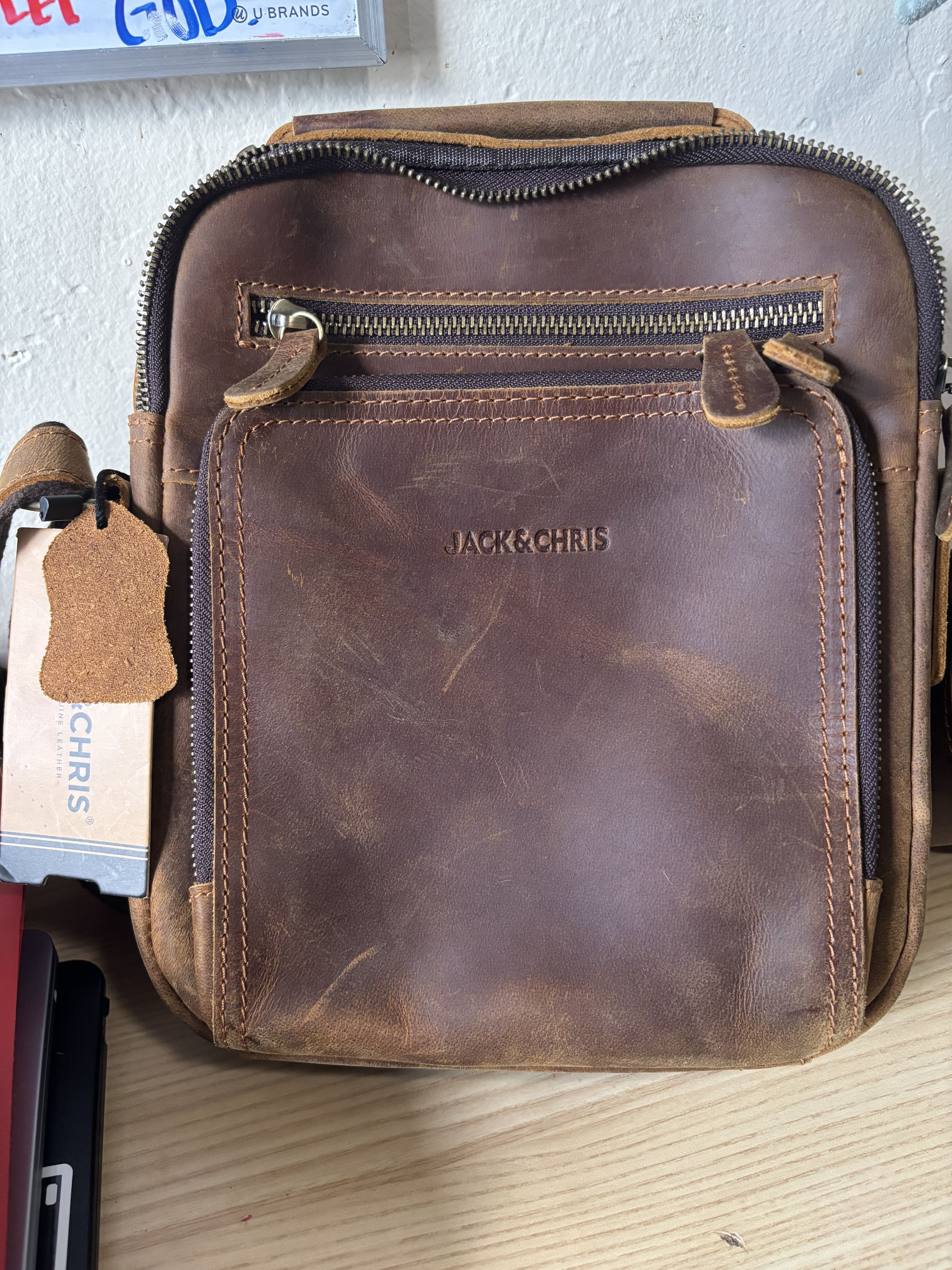 Other Jack and Chris Brown Leather Shoulder Bag Size ONE SIZE - 7 Thumbnail