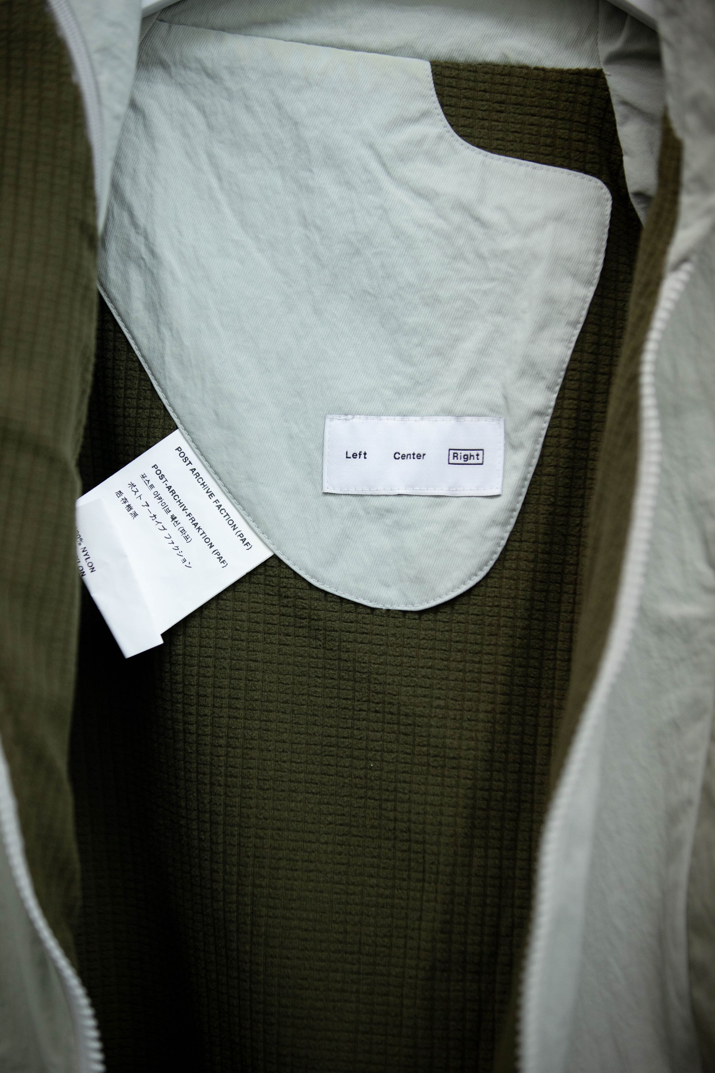 POST ARCHIVE FACTION (PAF) Post Archive Faction 3.1 Right Jacket Grey Size US S / EU 44-46 / 1 - 3 Thumbnail