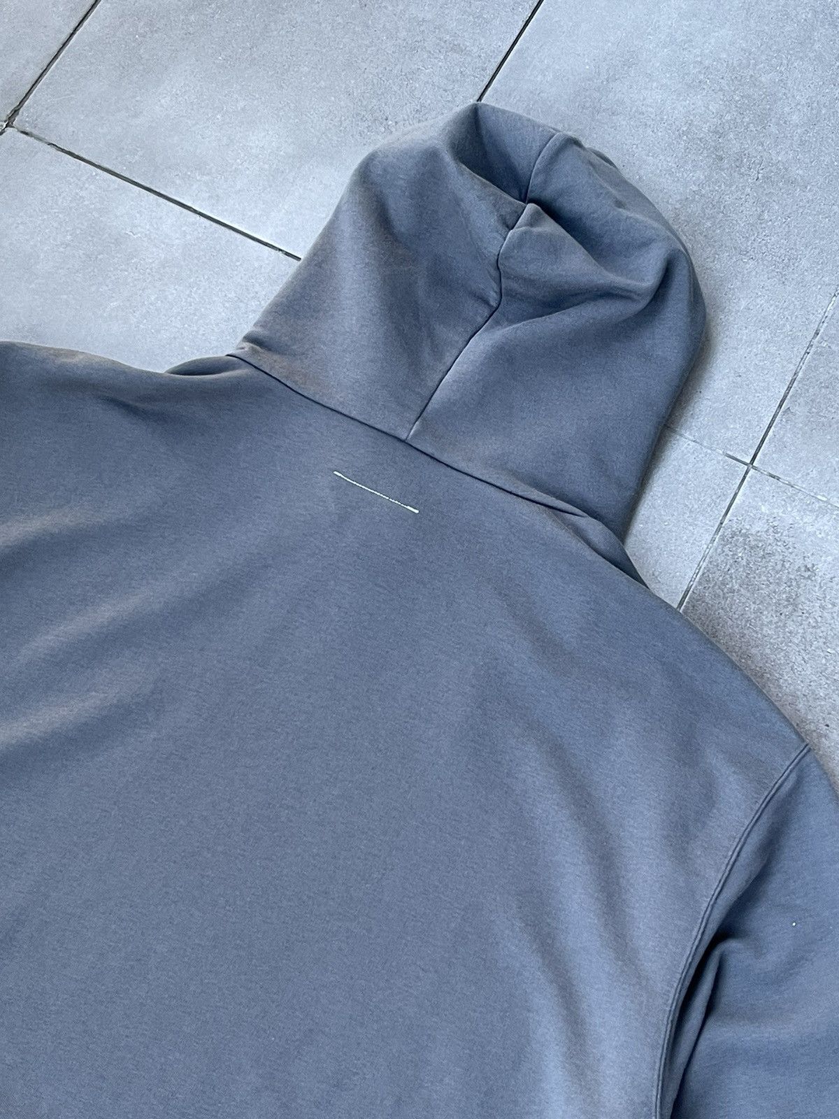 Maison Margiela !DS! SS23 Maison Margiela Logo Gray Oversized Hoodie Size XL / US 12-14 / IT 48-50 - 16 Thumbnail