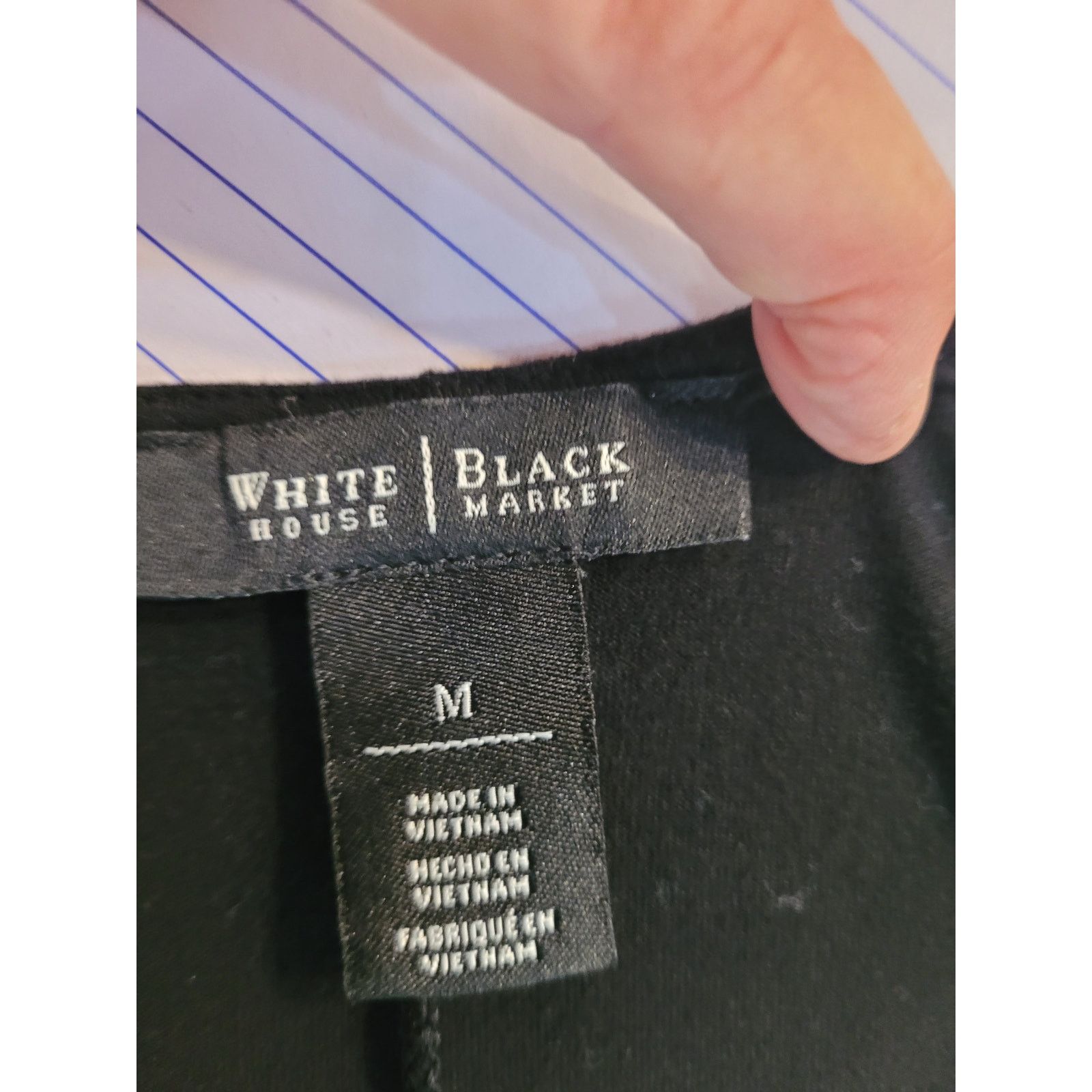 White House Black Market White House Black Market Sleeveless Blk Women's Shirt SZ M Size M / US 6-8 / IT 42-44 - 5 Thumbnail