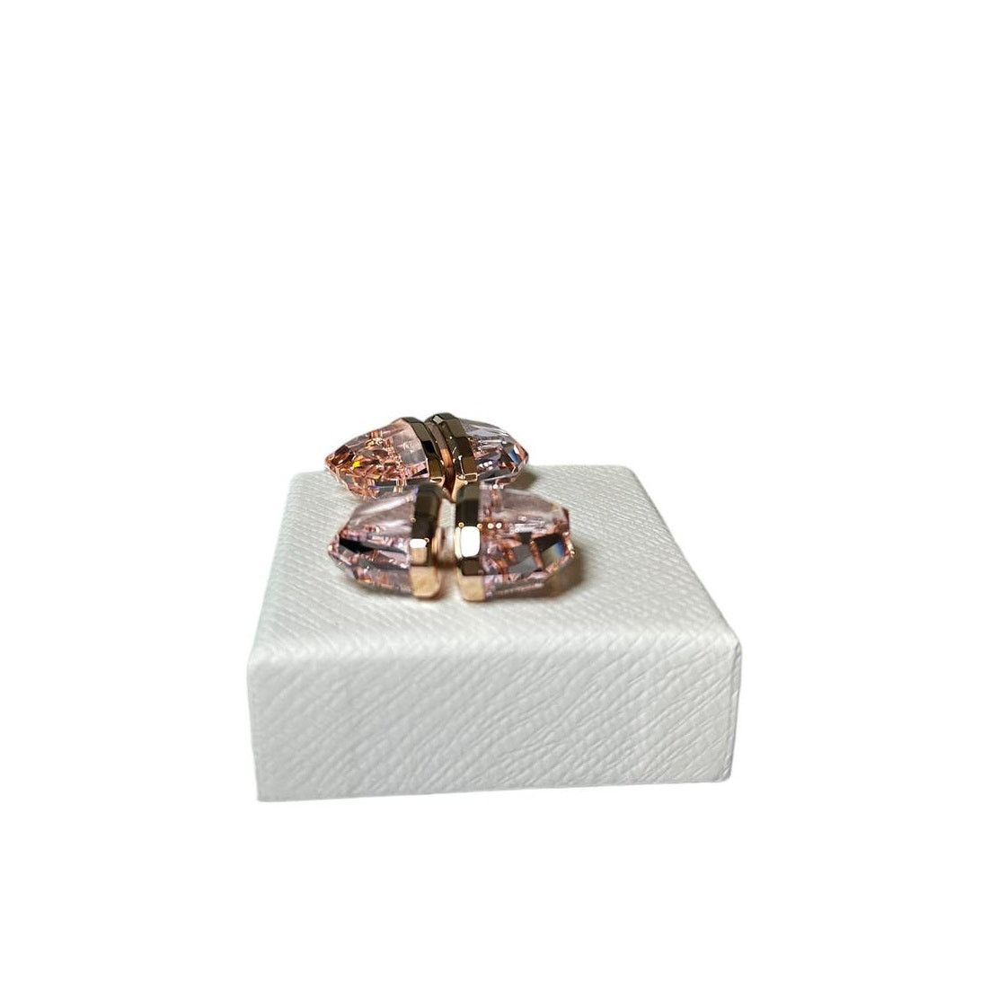 Swarovski Swarovski Lucent stud earrings Pink, Rose gold-tone plated Size ONE SIZE - 4 Thumbnail