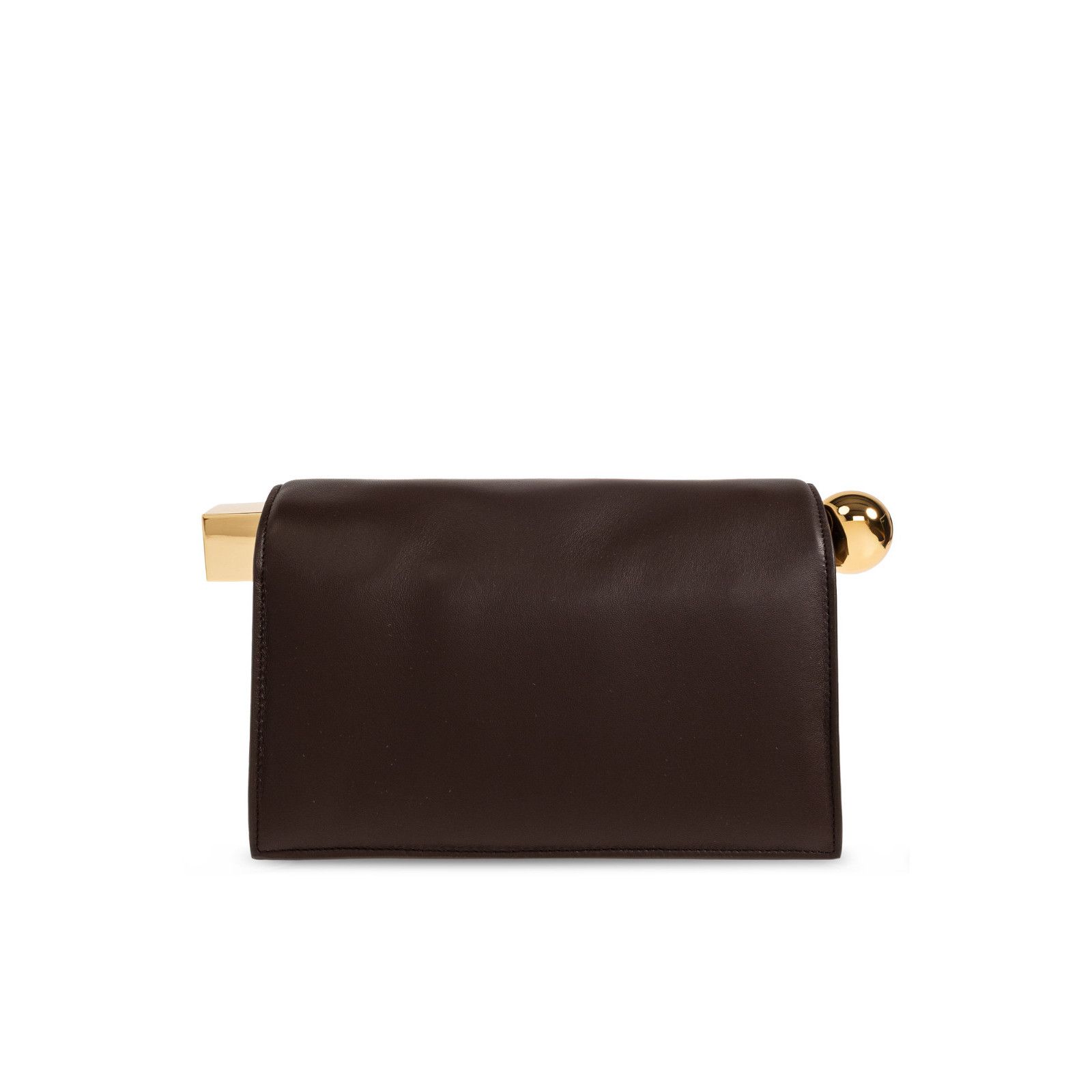 Jacquemus JACQUEMUS La Pochette Rond Brown Leather Handbag New & Authe Size ONE SIZE - 2 Thumbnail