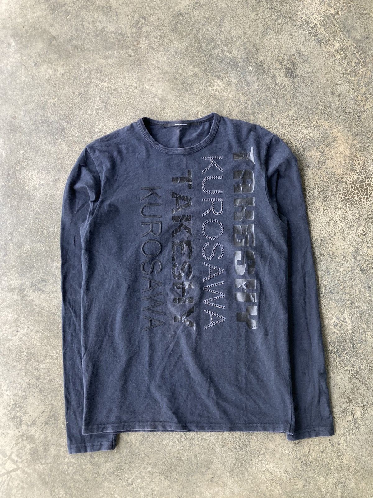 Takeshy Kurosawa Takeshy Kurosawa Italy Embellished Logo Long Sleeve Tee Size US L / EU 52-54 / 3 - 1 Thumbnail