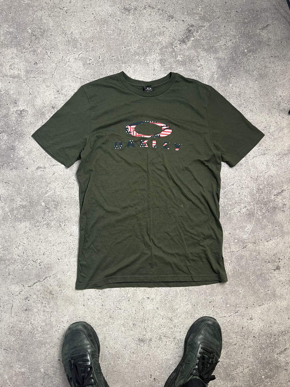 Oakley × Vintage Oakley Software Vintage USA Flag T-Shirt Tee 90s Size US S / EU 44-46 / 1 - 3 Thumbnail