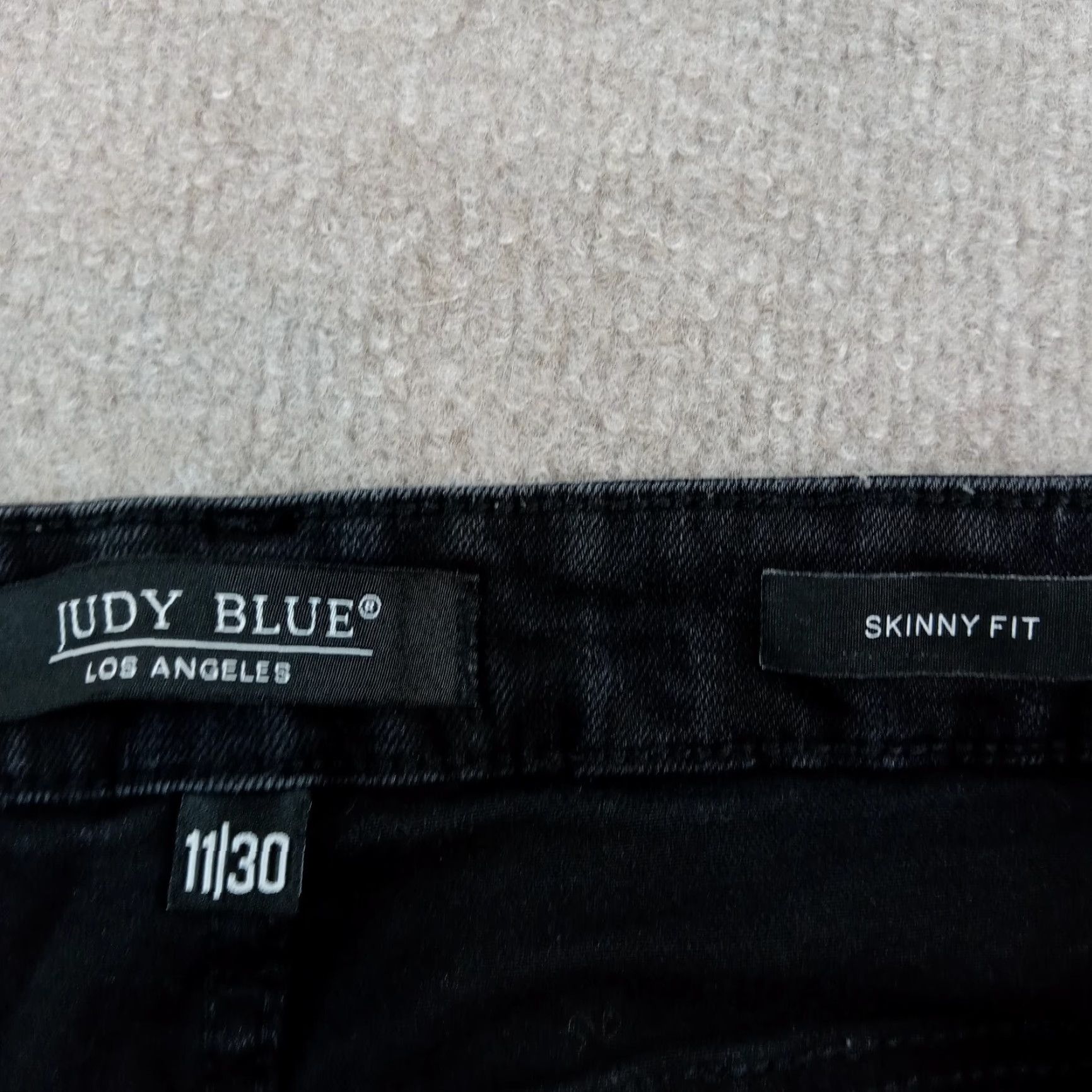 Vintage Jude Blue Jeans Womens Black Skinny Fit 11/30 Casual Pocket Stretch Size 32" / US 10 / IT 46 - 7 Thumbnail