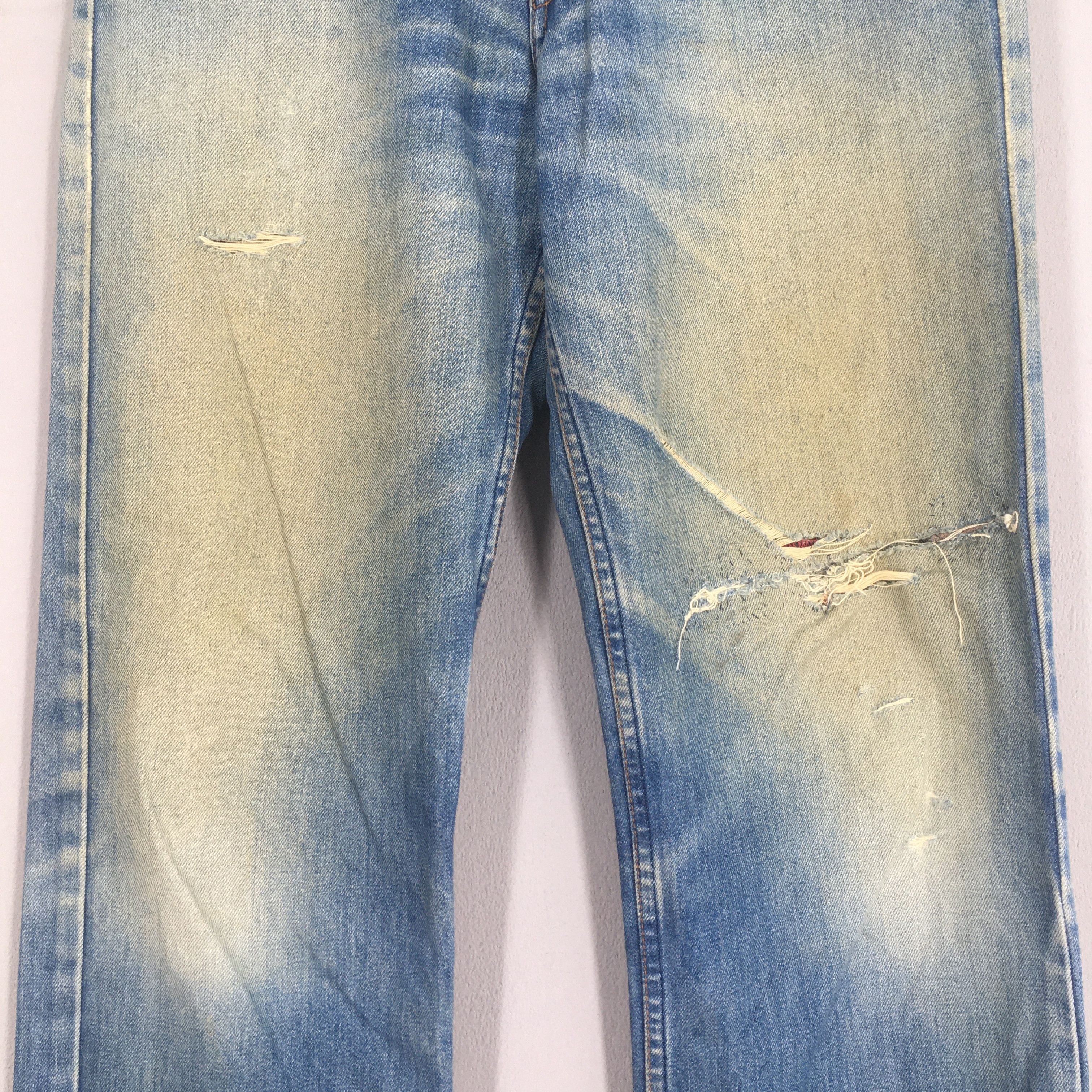 Levi's Size 32x29 Vintage 90s Levis 505 Blue Stonewash Jeans S1963 Size US 32 / EU 48 - 3 Thumbnail