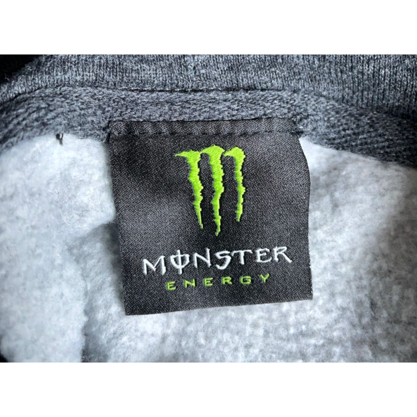 Vintage Monster Energy Hoodie Men Small Dark Gray Drawstring Sweatshirt Official Item Size US S / EU 44-46 / 1 - 4 Thumbnail