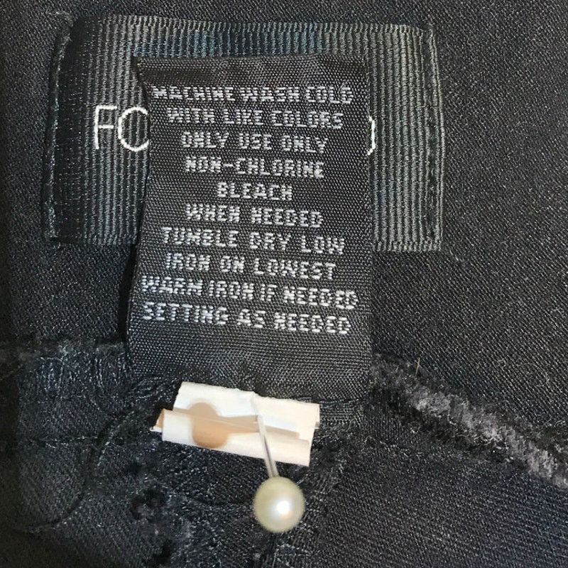 Other Focus 2000 Black Casual Stretch Capri Pant 16 Size 38" / US 16 / IT 52 - 4 Thumbnail