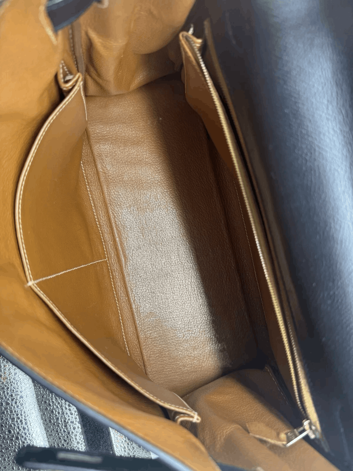 Hermes Hermes Kelly 32 Black Verso Courchevel Size ONE SIZE - 8 Thumbnail