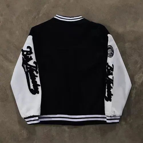 VIBE Vintage Street Letter Embroidery Loose Casual Jacket Coat Size US M / EU 48-50 / 2 - 6 Thumbnail