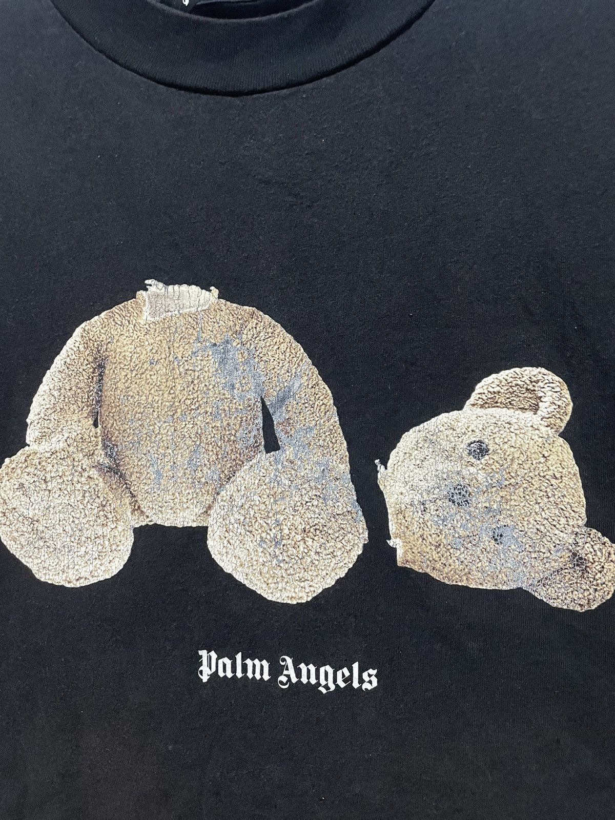 Palm Angels Palm Angels Teddy Bear T Shirt Big Logo Tee Size US XL / EU 56 / 4 - 4 Thumbnail