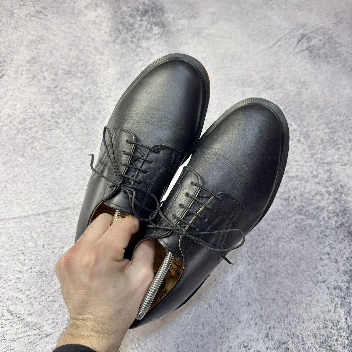 Dr. Martens × Handmade × Vintage Dr. Martens England Black Derbies US8 UK7 EU41 26cm Size US 8 / EU 41 - 9 Thumbnail
