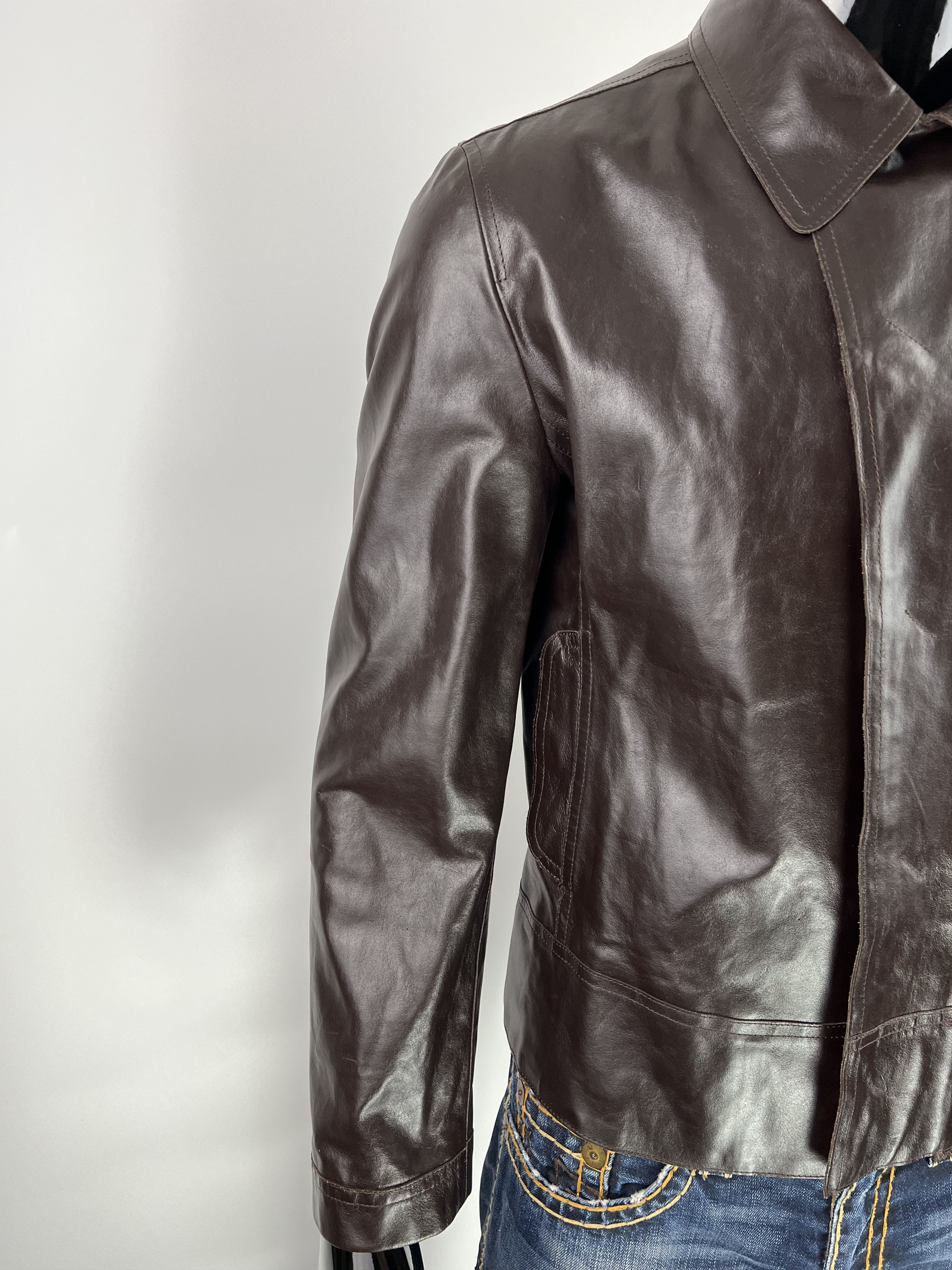Costume National Costume National Homme CNC Leather Blazer Jacket Size IT48 Size US S / EU 44-46 / 1 - 5 Thumbnail