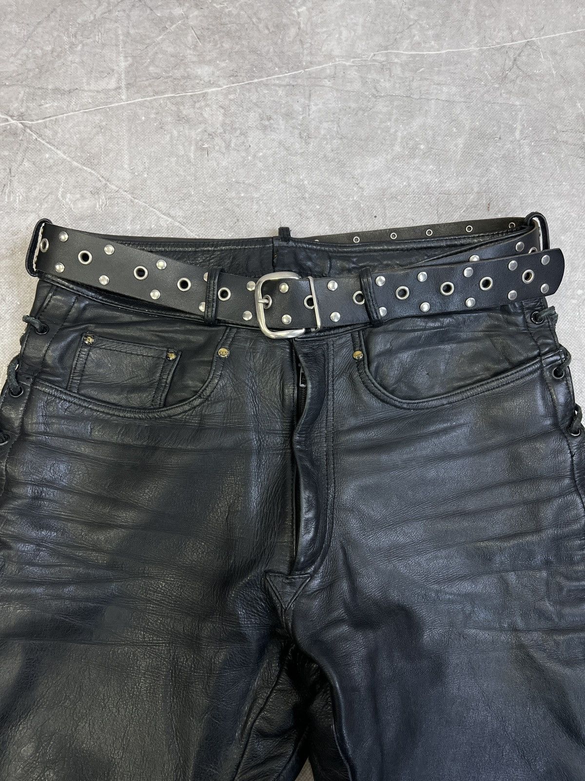 Hysteric Glamour Leather Belt Metal Hysteric Glamour Style Y2K Size ONE SIZE - 1 Thumbnail