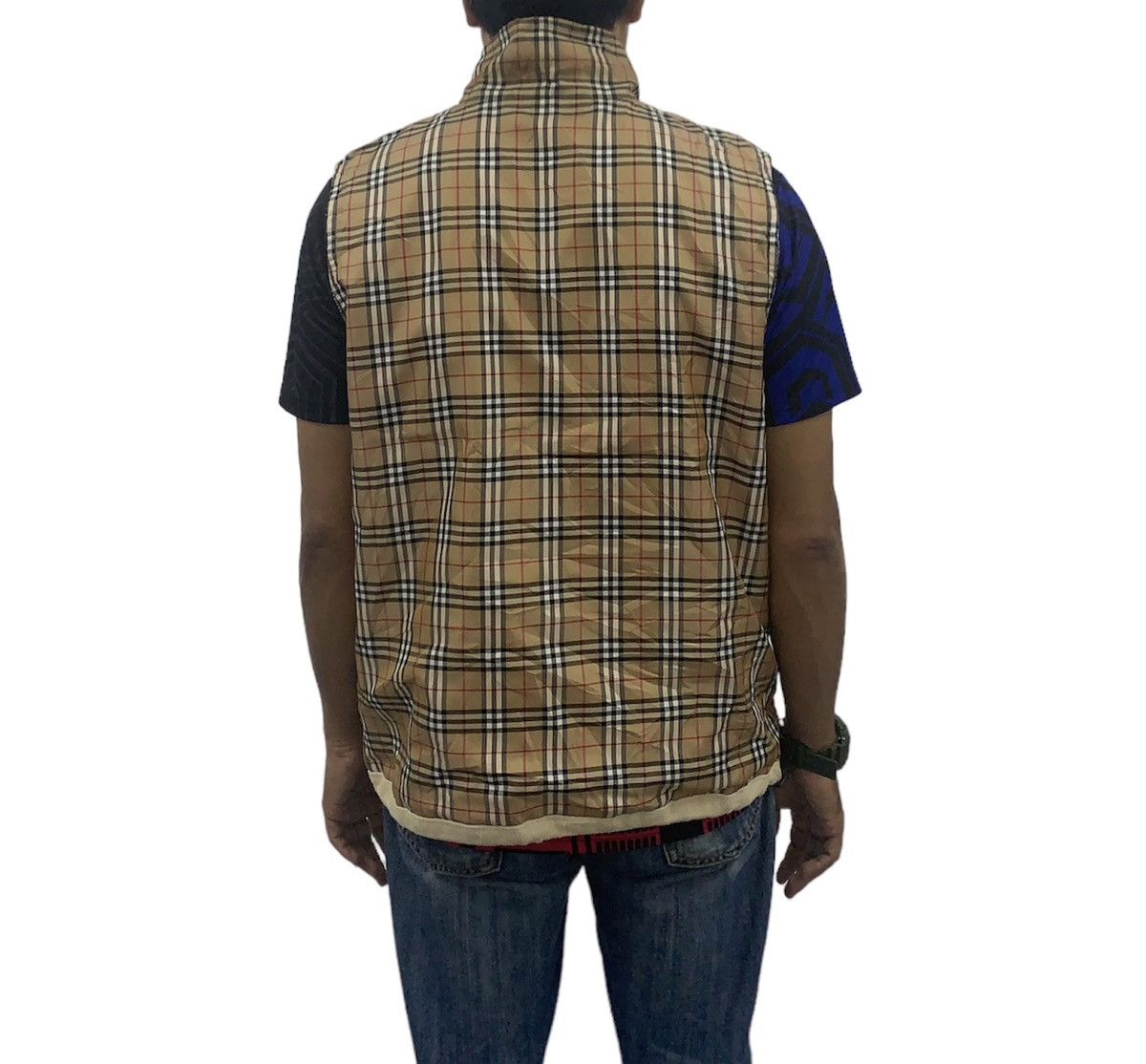 Burberry Reversible Checkered Burberry Golf Vest Size US L / EU 52-54 / 3 - 4 Thumbnail