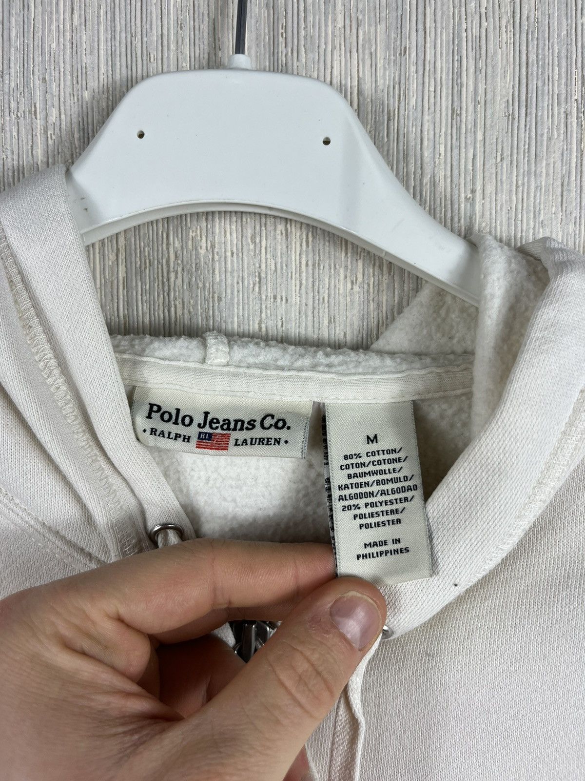 Polo Ralph Lauren × Vintage Vintage Polo Ralph Lauren jeans y2k zip hoodie sweatshirt Size M / US 6-8 / IT 42-44 - 13 Thumbnail