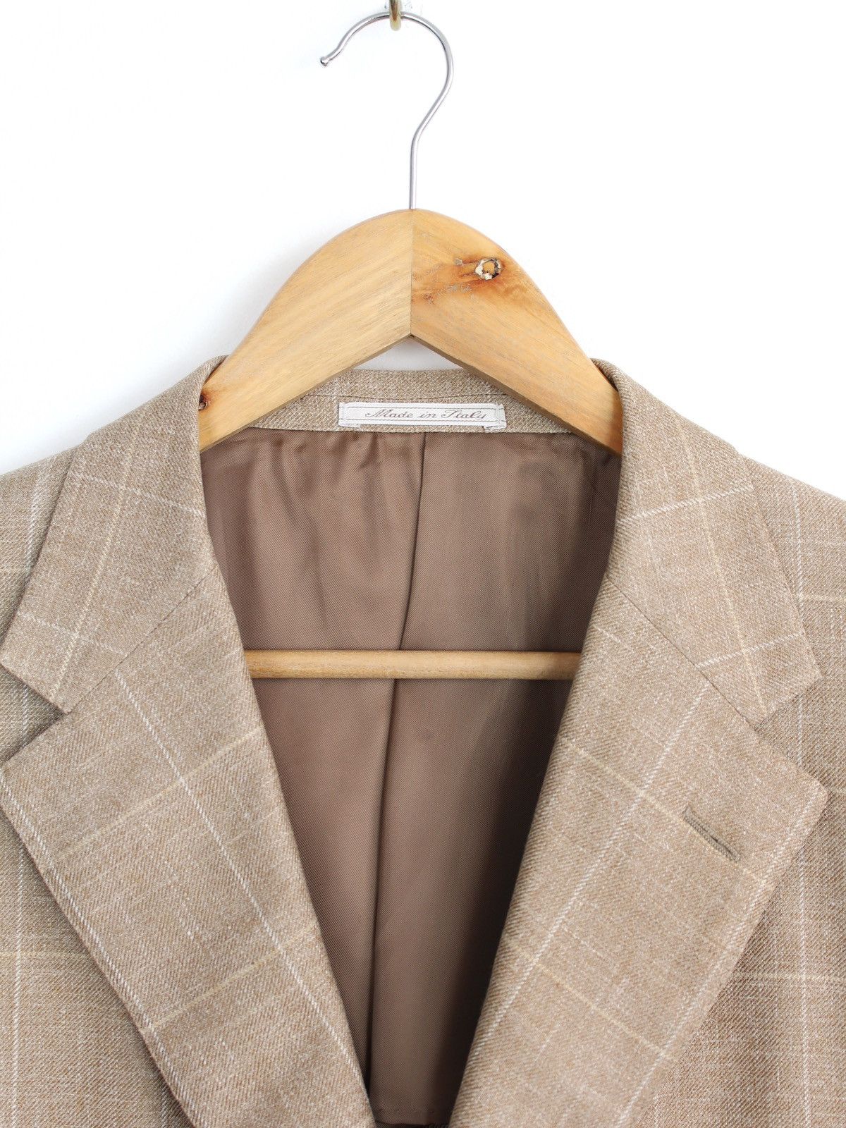 Corneliani Corneliani Beige Silk Linen Sport Blazer Size 52R - 4 Thumbnail
