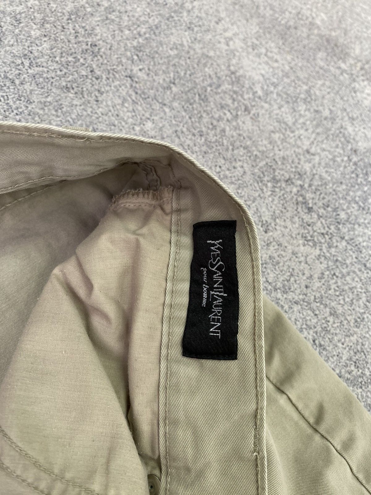 Designer × Vintage × Yves Saint Laurent Vintage Yves Saint Laurent Pants Trousers Embroidered Logo Size US 32 / EU 48 - 11 Thumbnail