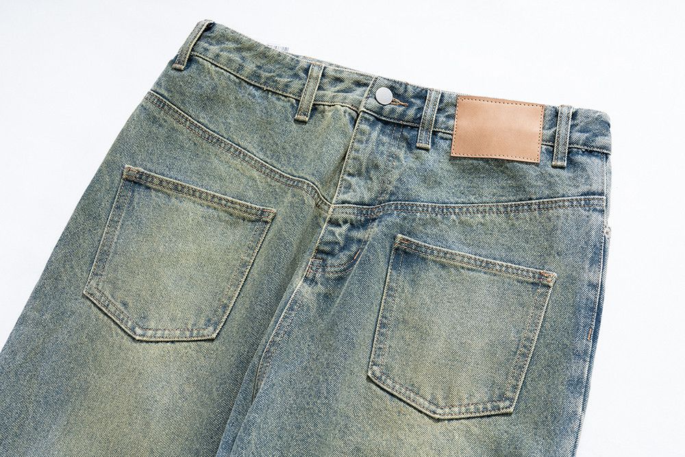 Jean × Vintage Custom Front Pocket Washed Blue Baggy jeans Size US 32 / EU 48 - 3 Thumbnail