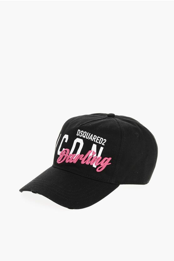 ICON Solid Color DARLING Cap with Embossed Detail